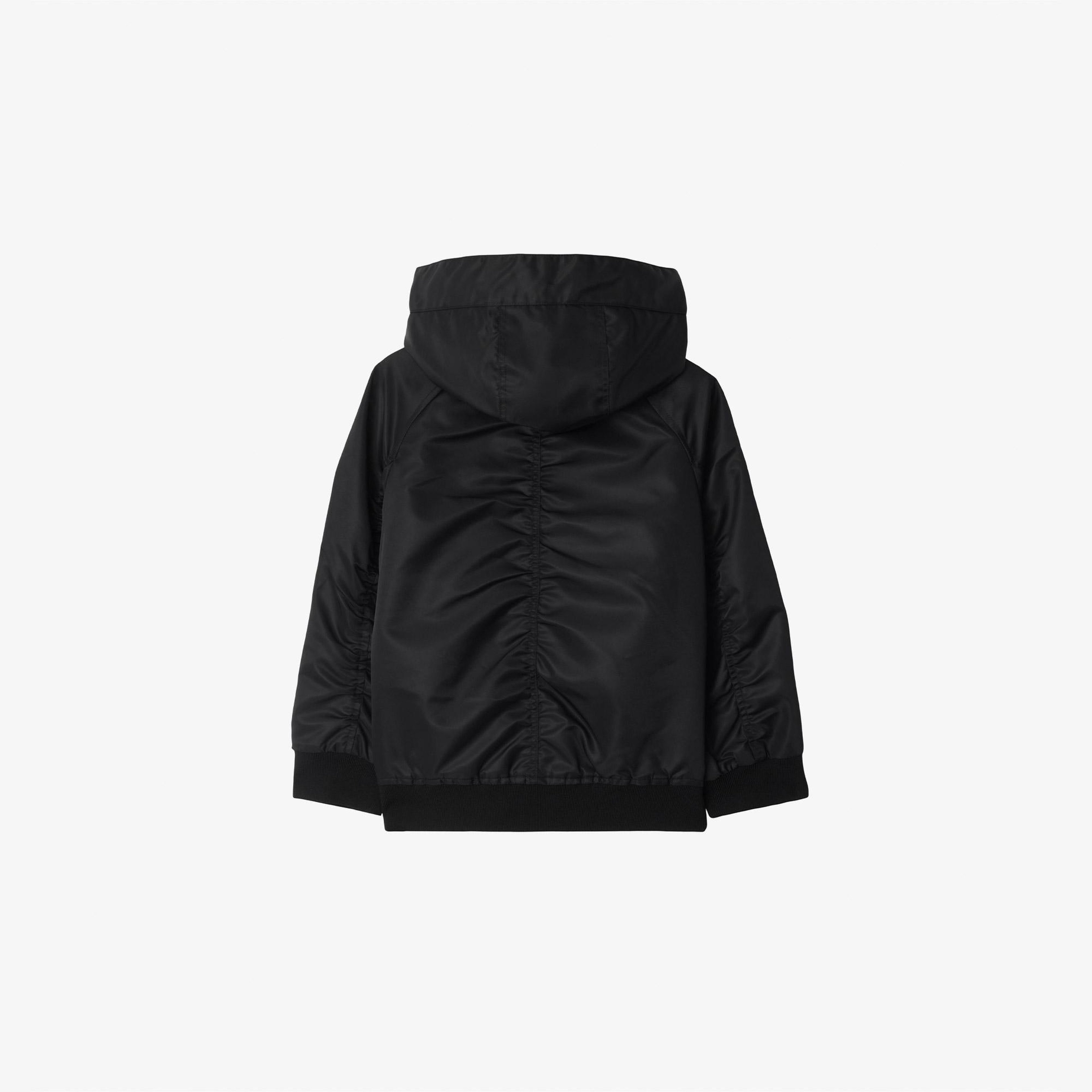 Burberry Bob Nylon Bomber Çocuk Siyah Mont