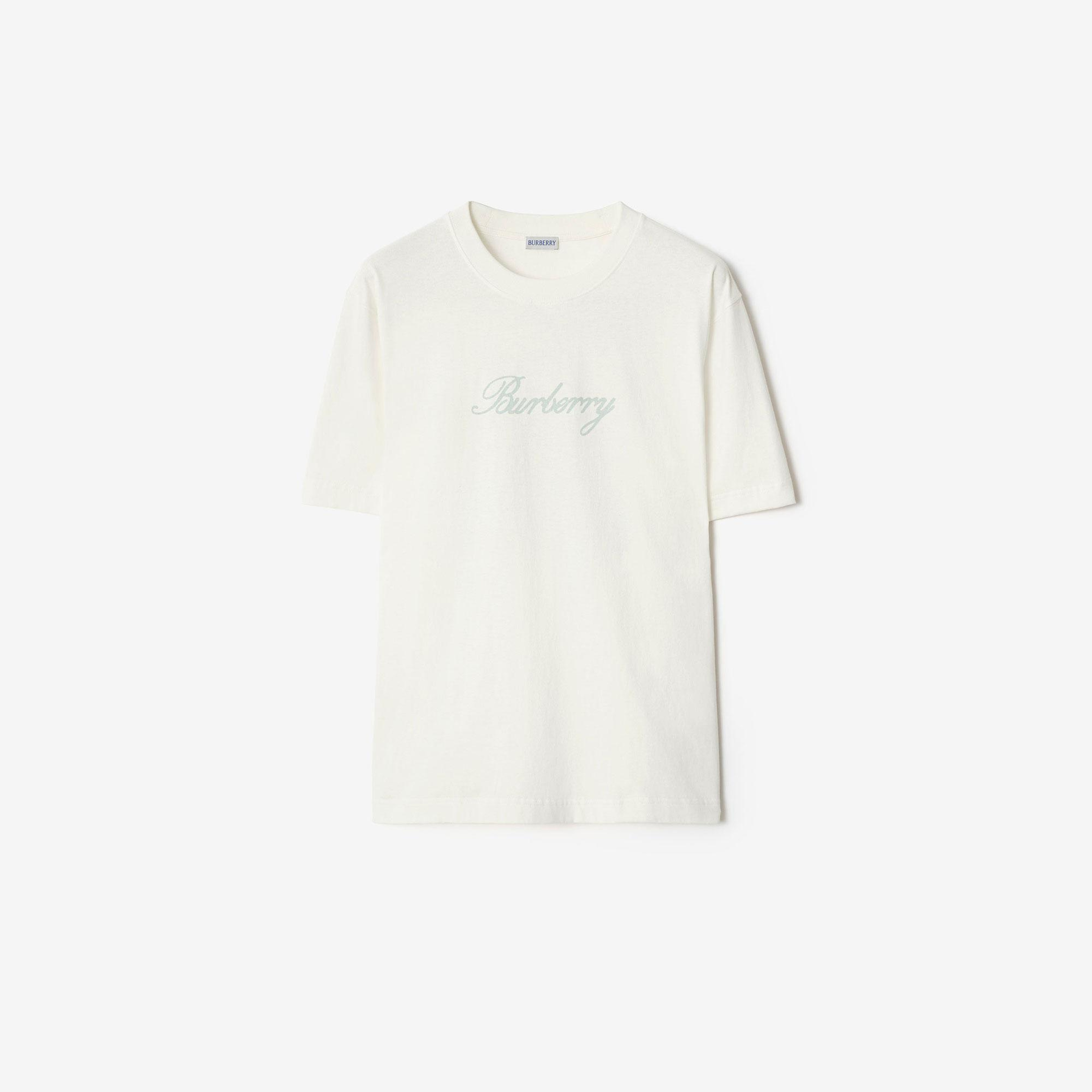 Burberry Ryan Ekd Erkek Beyaz Tişört