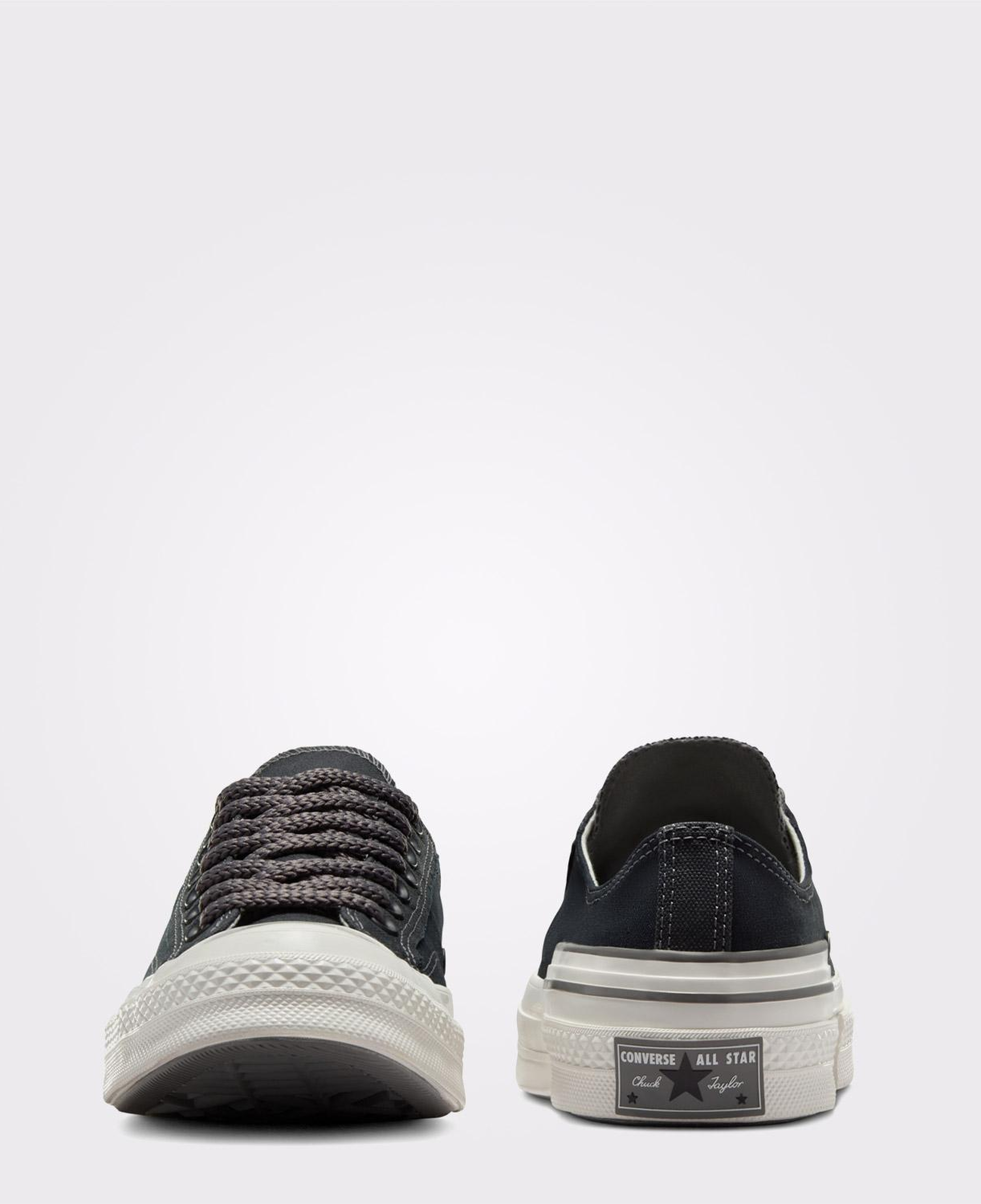 Converse Chuck 70 Hacked Heel Unisex Siyah Platform Sneaker