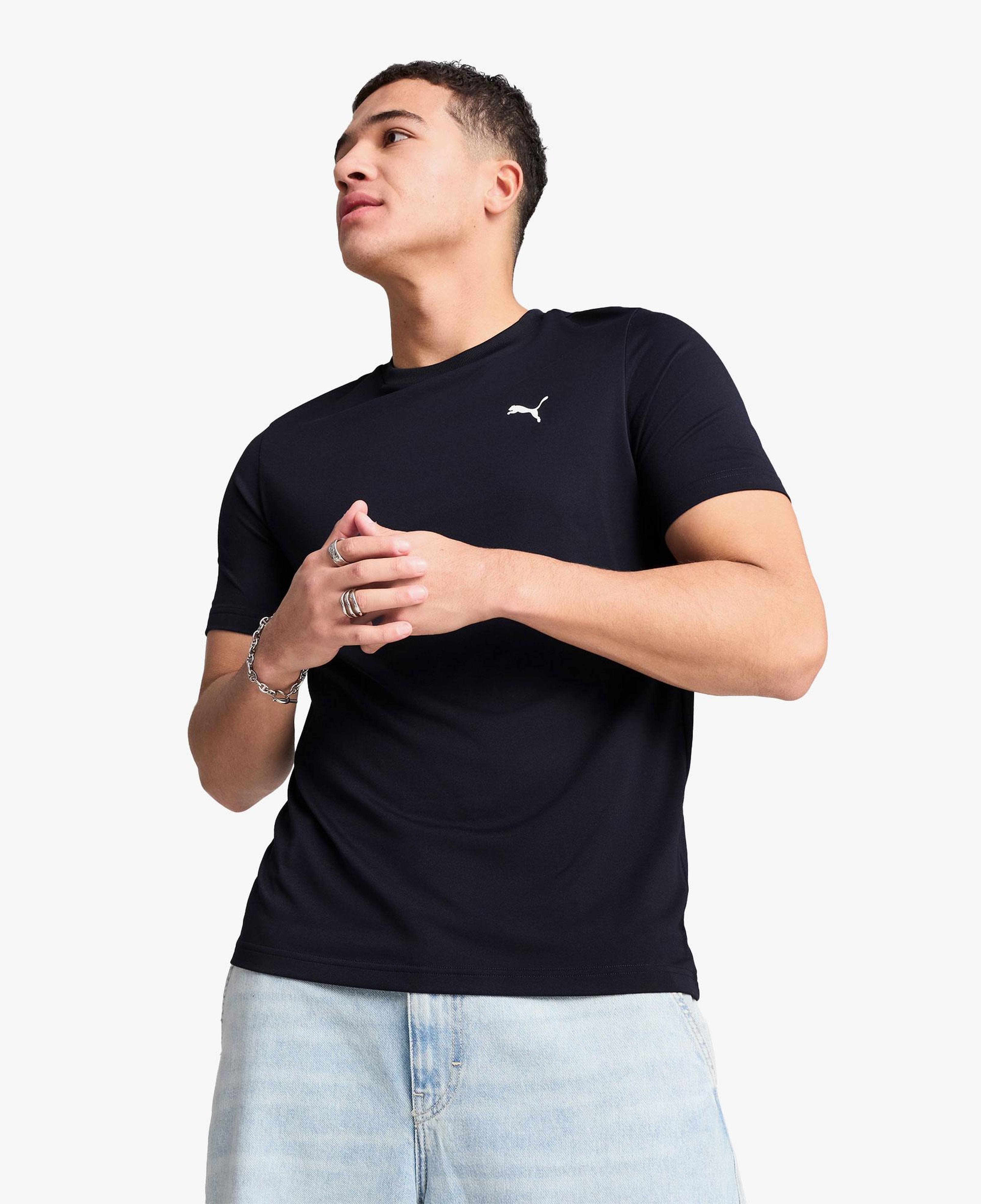 Puma Essentials Small Logo Poly  Erkek Lacivert T-Shirt