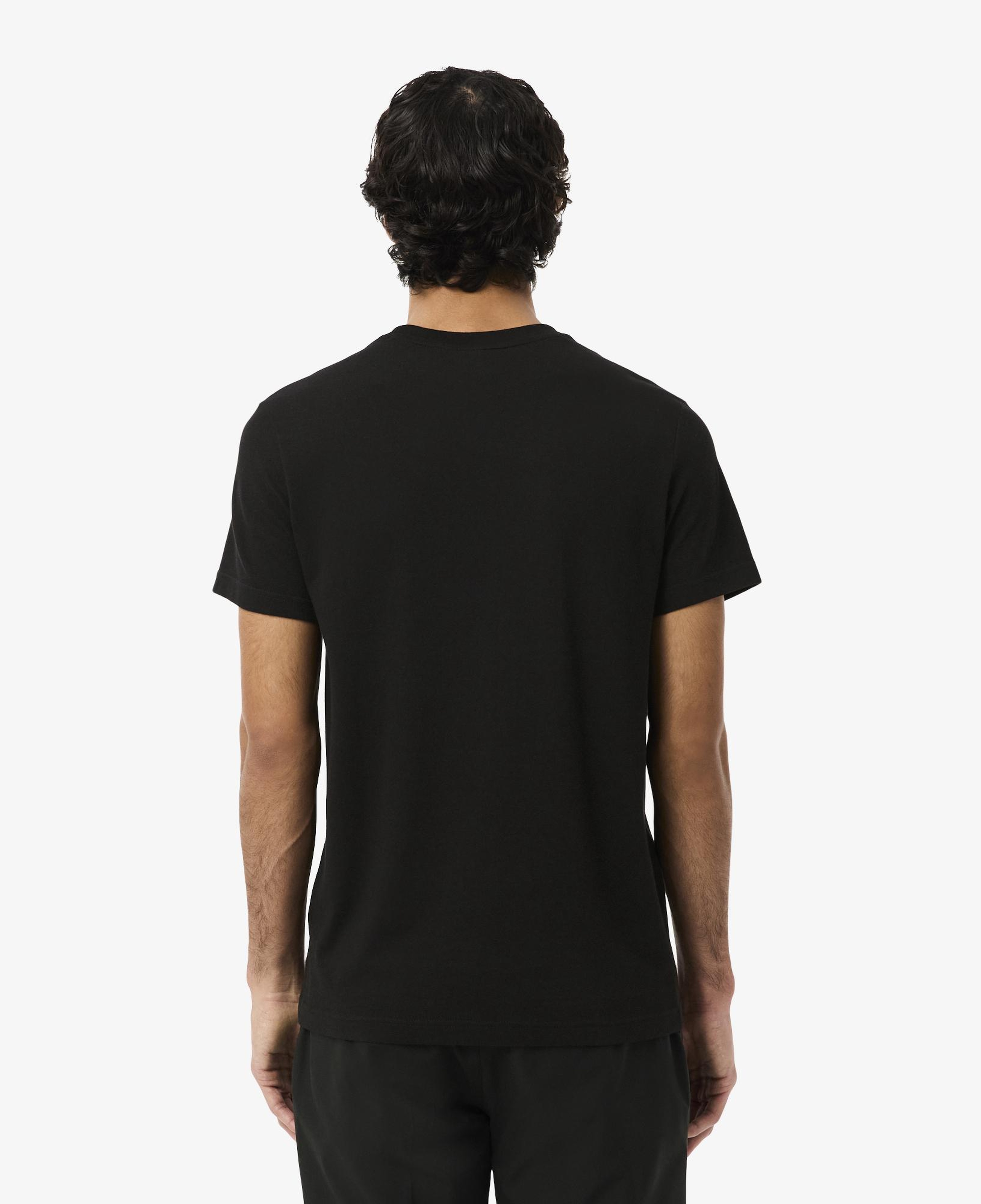 Erkek Regular Fit Bisiklet Yaka Siyah T-Shirt