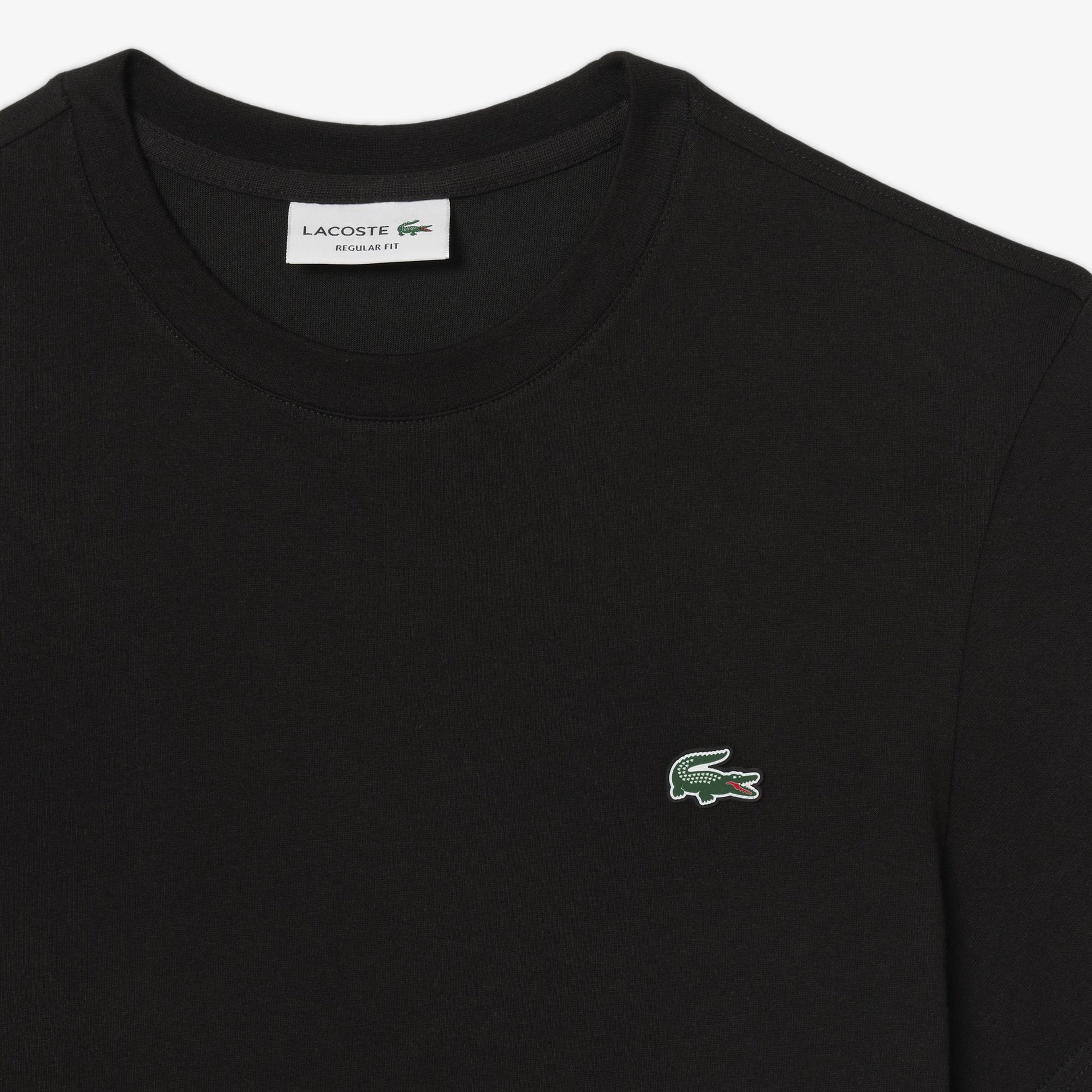 Erkek Regular Fit Bisiklet Yaka Siyah T-Shirt