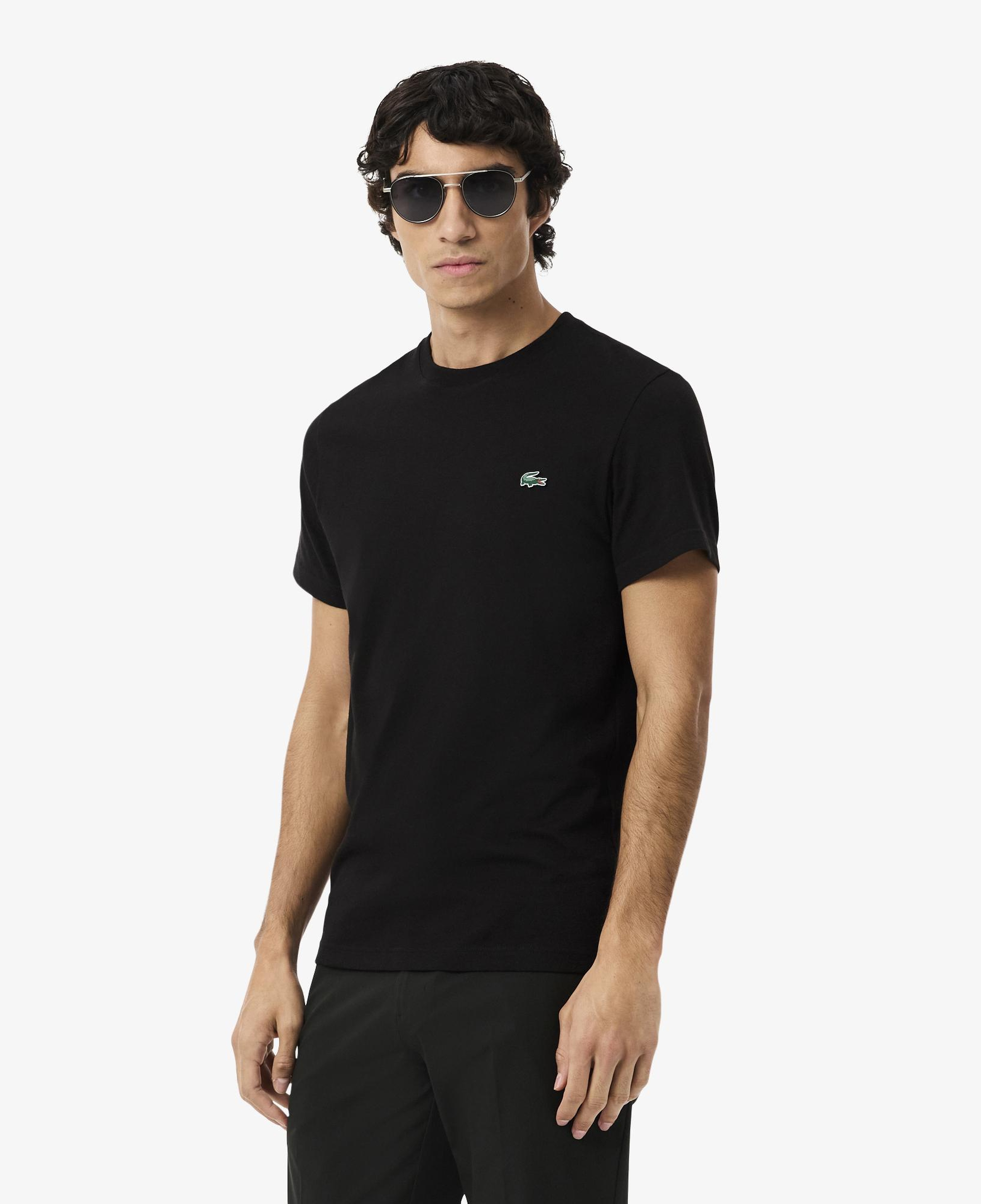 Erkek Regular Fit Bisiklet Yaka Siyah T-Shirt