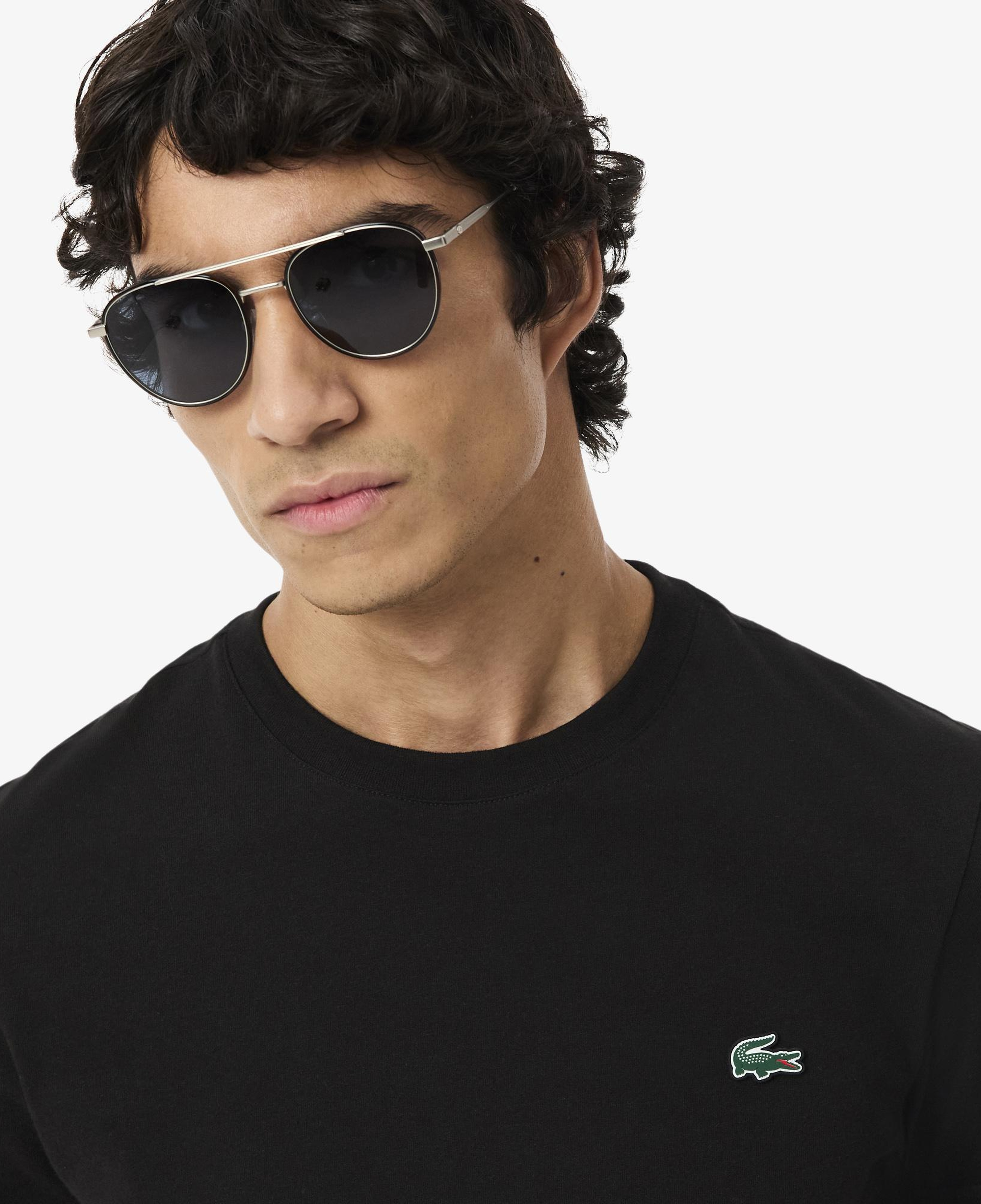 Erkek Regular Fit Bisiklet Yaka Siyah T-Shirt