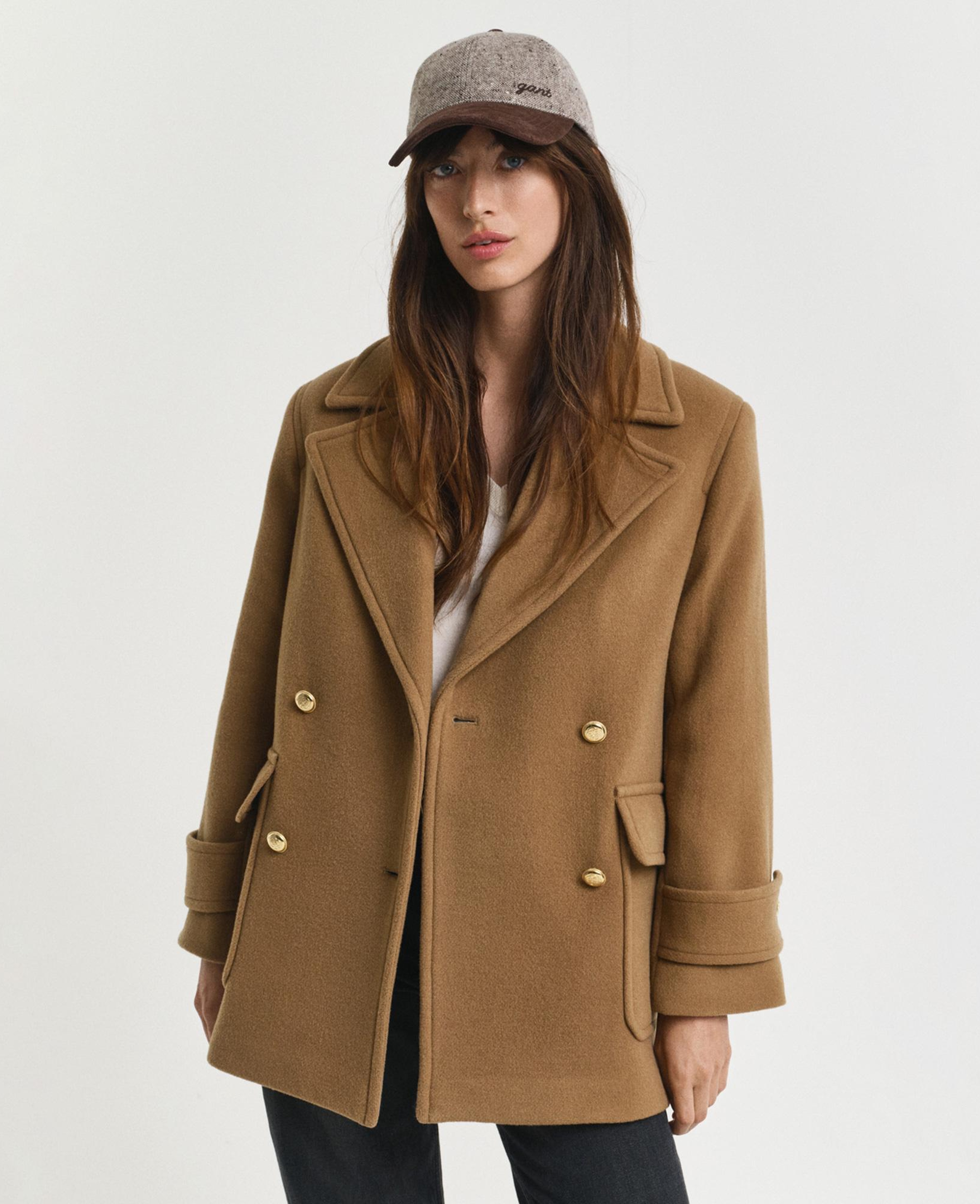 GANT Kadın Kahverengi Regular Fit Mont