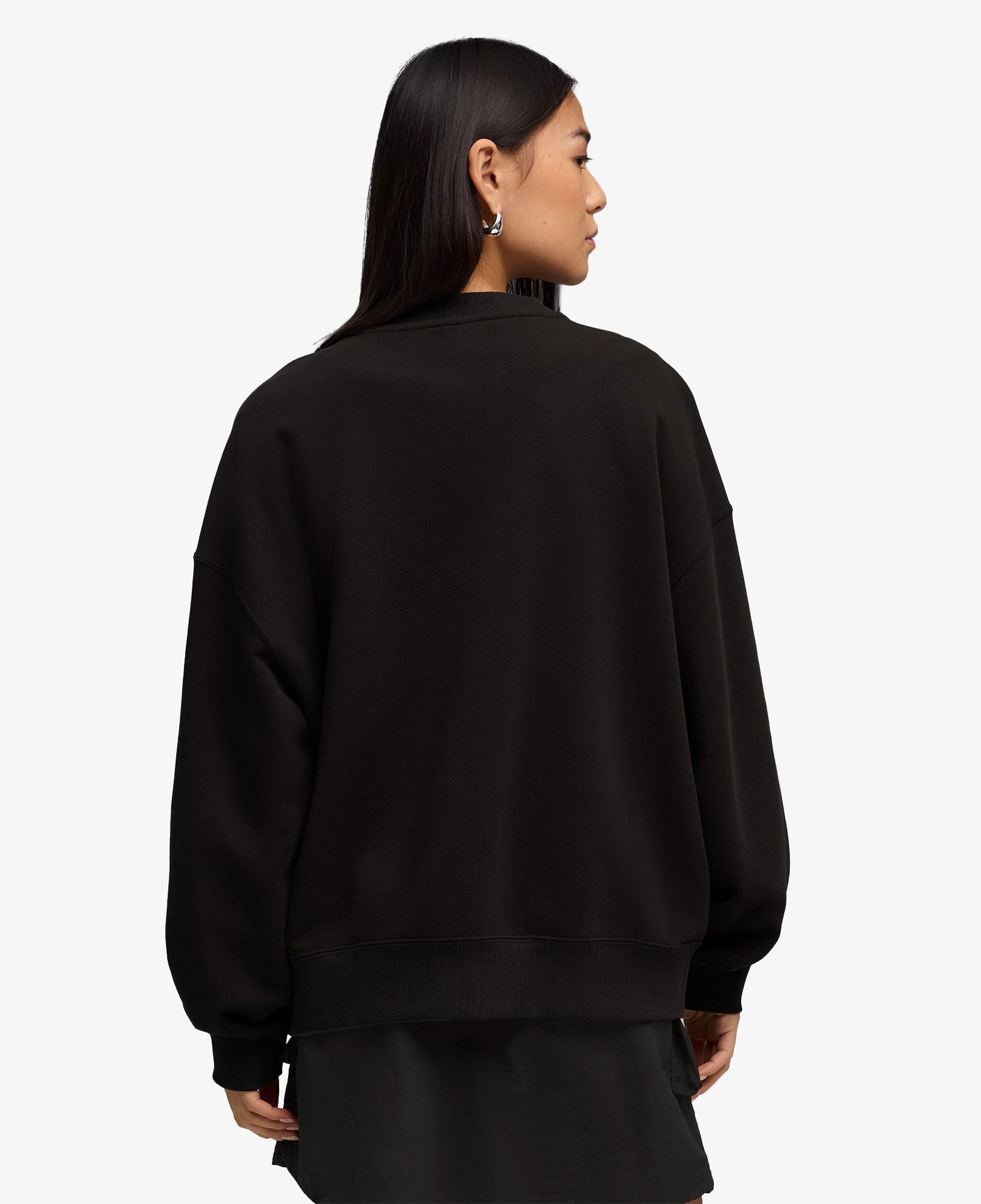 Puma Wardrobe Essentials Crew Kadın Siyah Sweatshirt