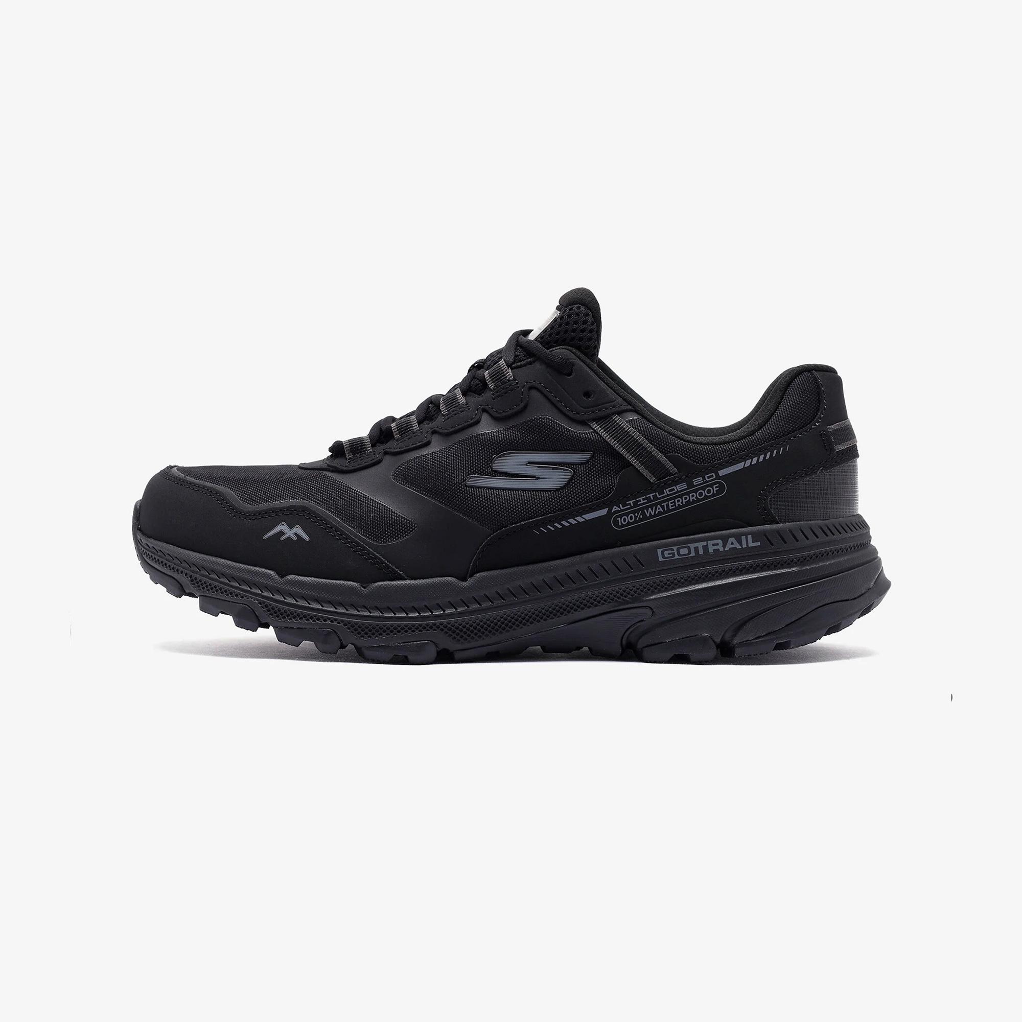 Skechers Go Run Altitude 2.0 Pine Redge Erkek Siyah Koşu Ayakkabı