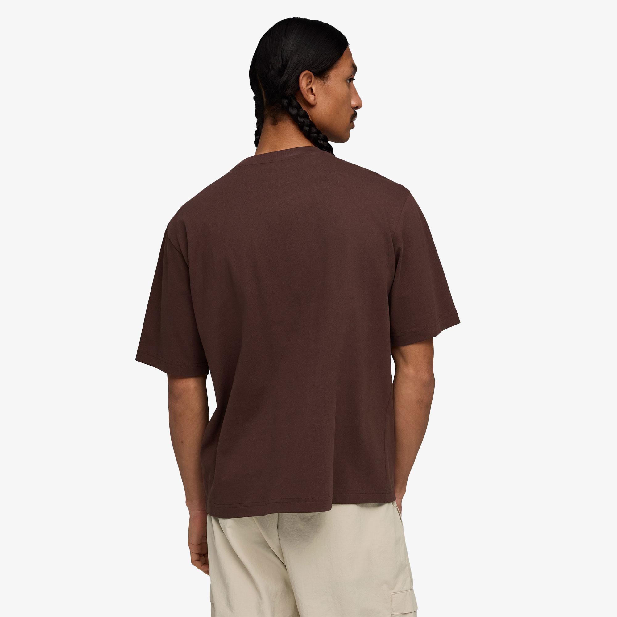Puma Wardrobe Essentials Boxy Erkek Kahverengi T-Shirt