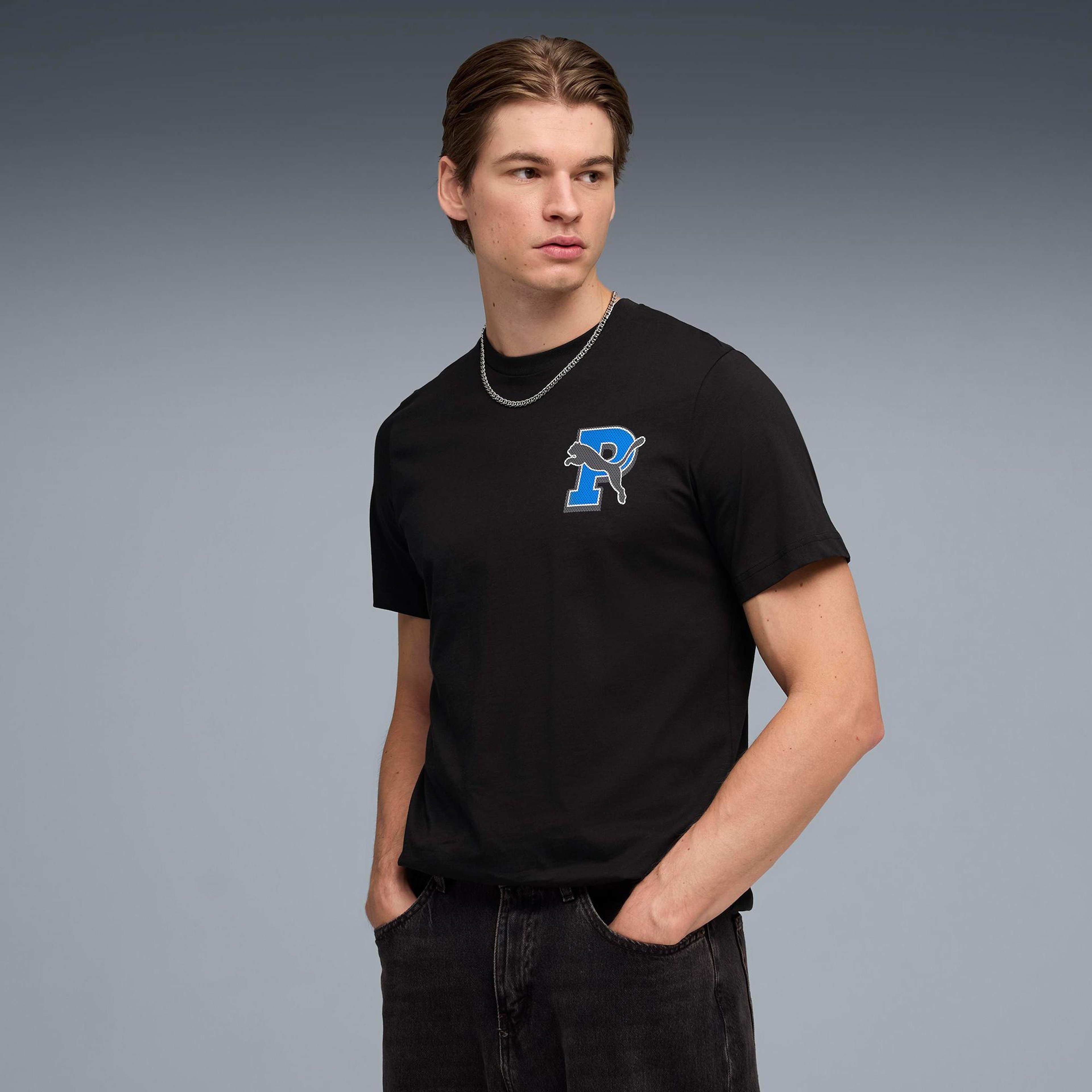 Puma Graphic Erkek Siyah T-Shirt