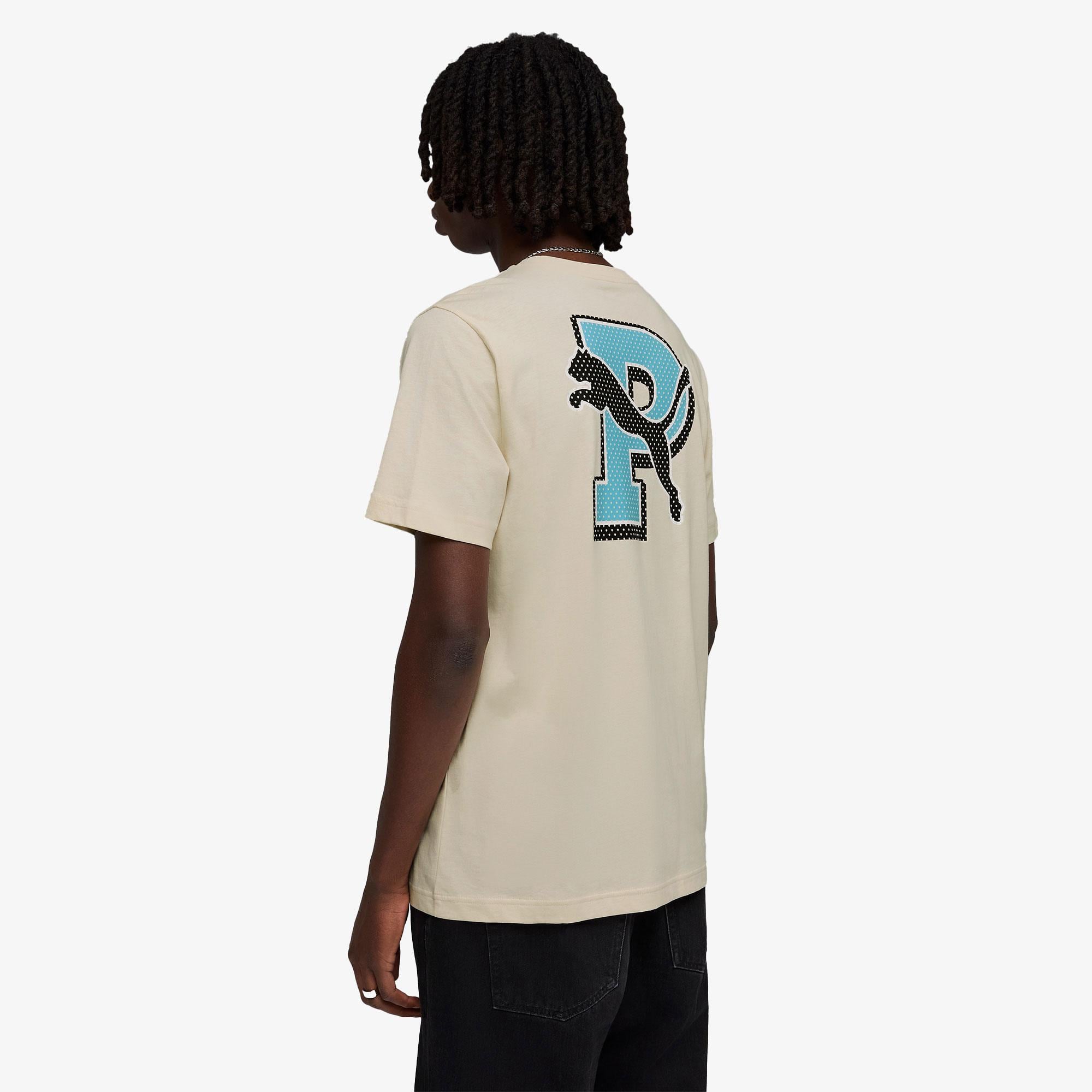 Puma Graphic  Erkek Beyaz T-Shirt