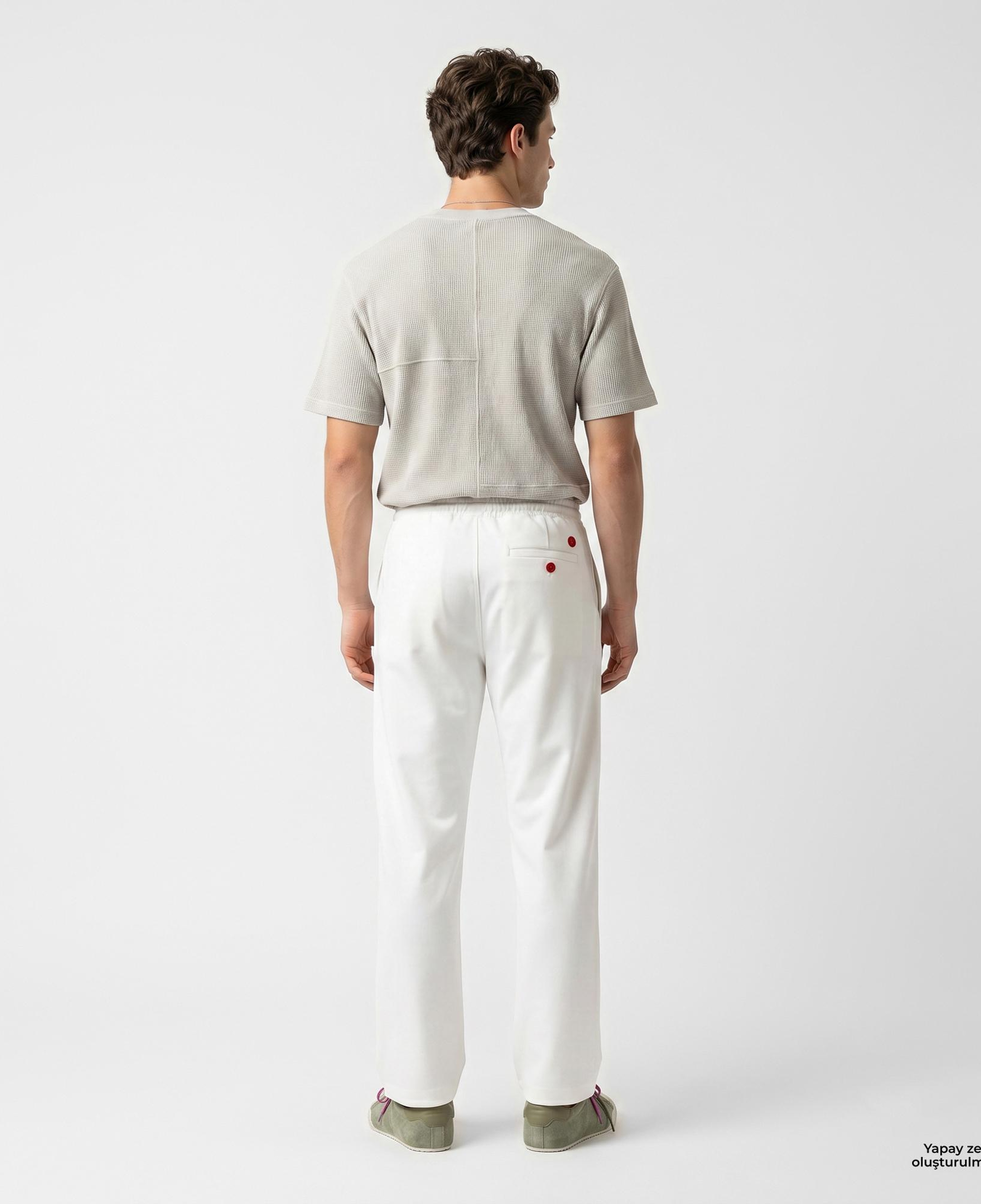 UNITED4 Comfort Fit Erkek Bej Eşofman Altı