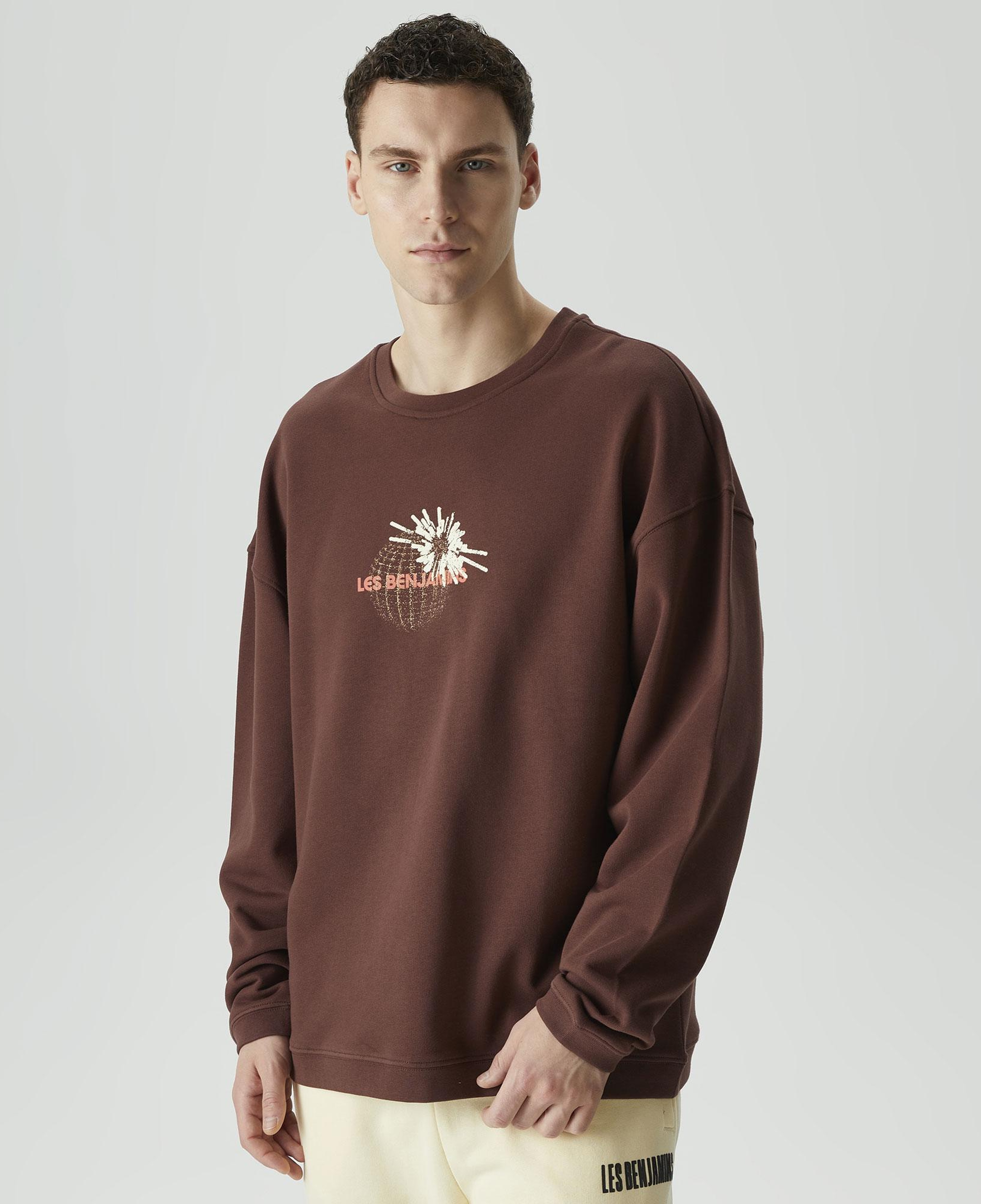 Les Benjamins First Wave Erkek Bordo Sweatshirt