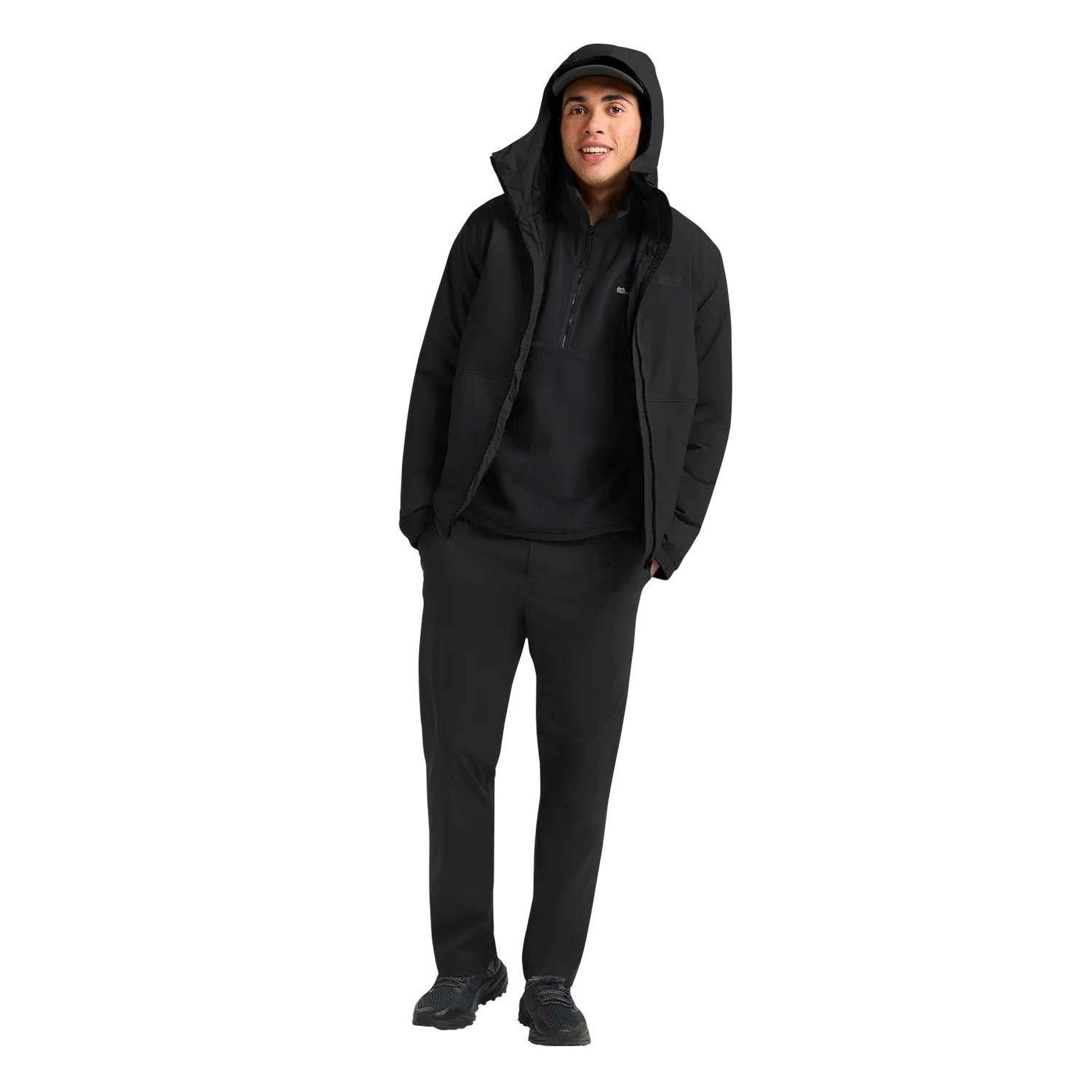 Jack Wolfskin Pamir Erkek Siyah Outdoor Ceketi