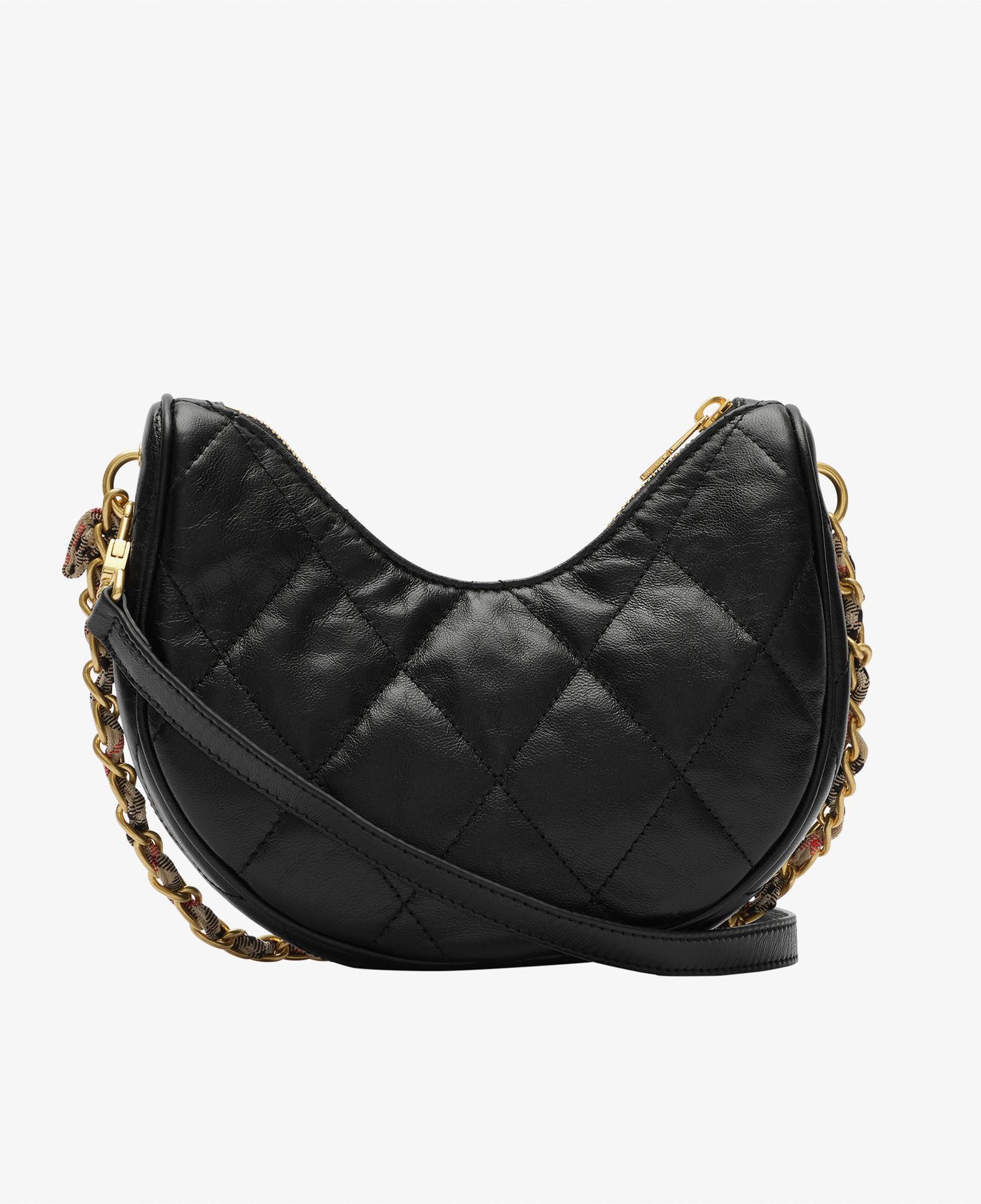 Burberry Horseshoe Chain Kadın Siyah Omuz Çantası