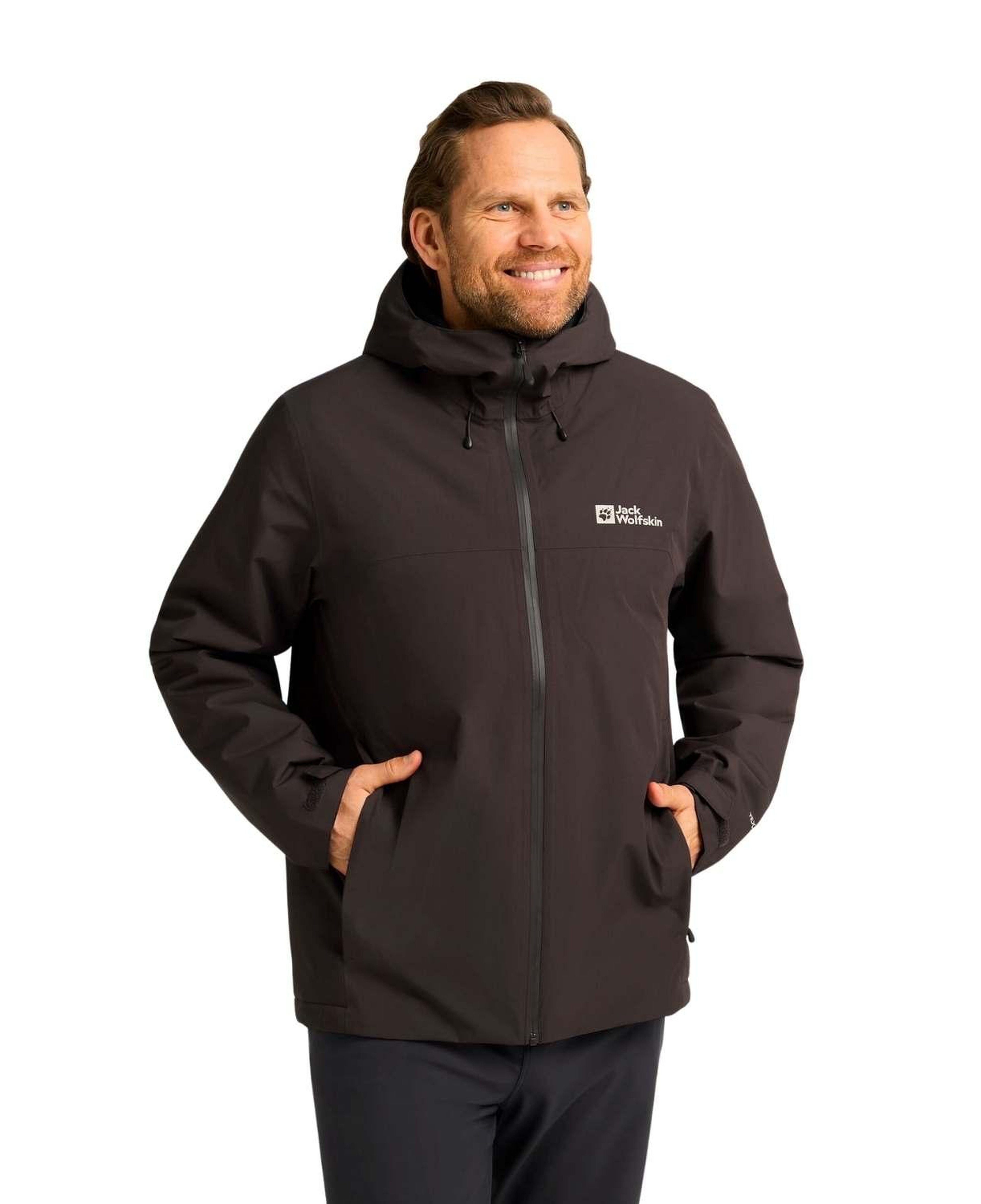 Jack Wolfskin Wisper Ins Erkek Kahverengi Outdoor Ceketi