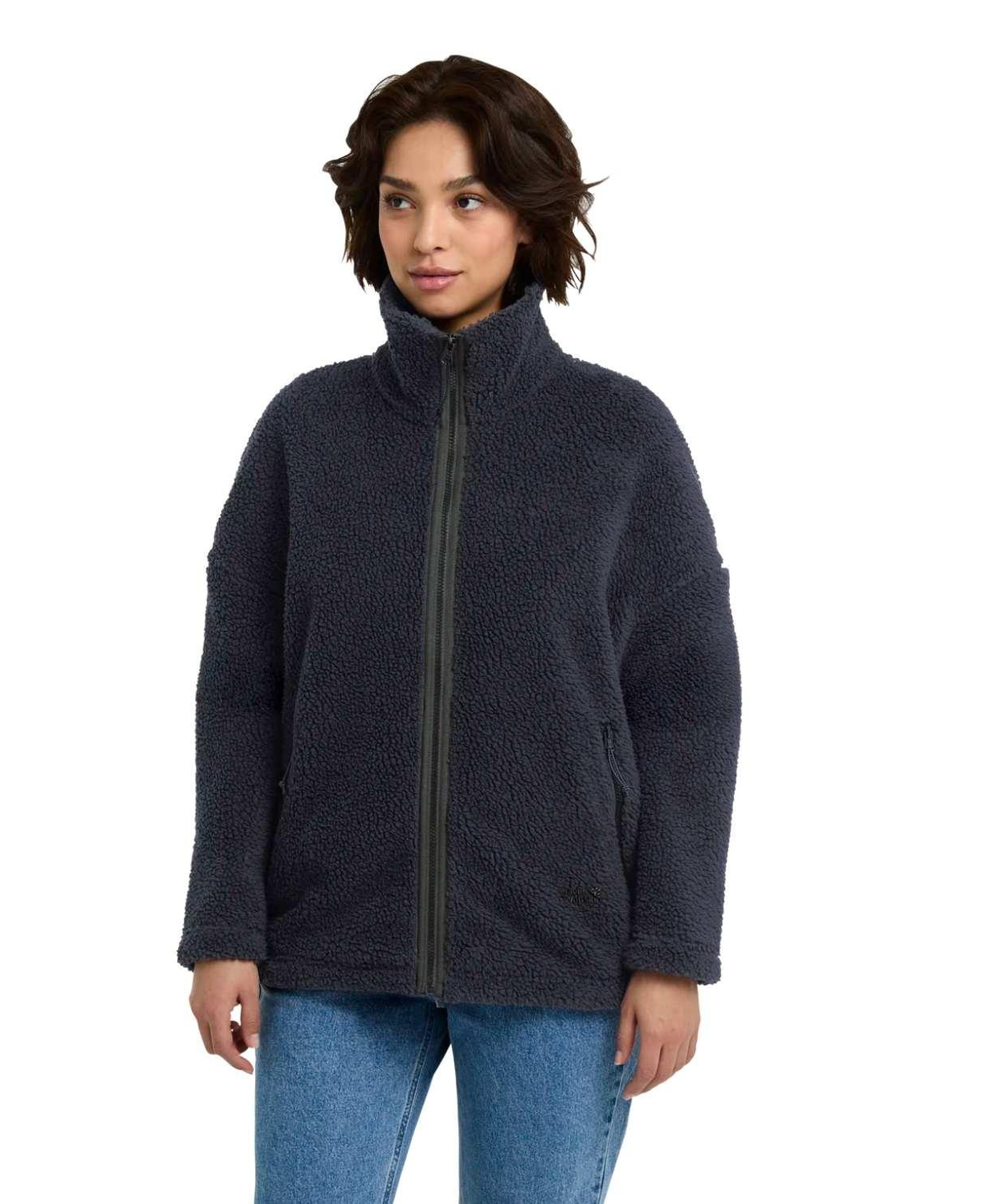 Jack Wolfskin Stone Lite Kadın Mavi Outdoor Ceketi