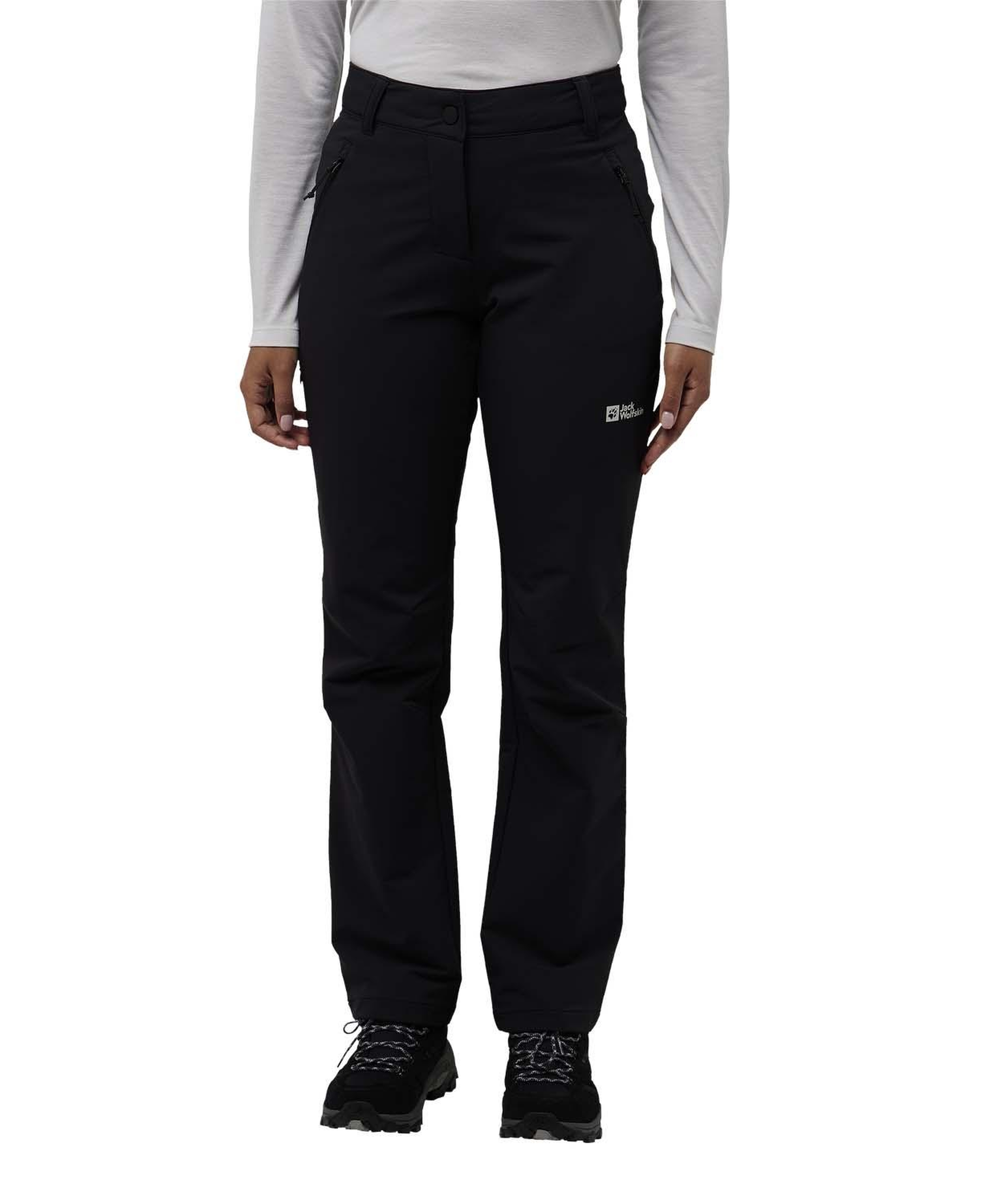 Jack Wolfskin Activate Thermic Kadın Siyah Outdoor Pantolonu