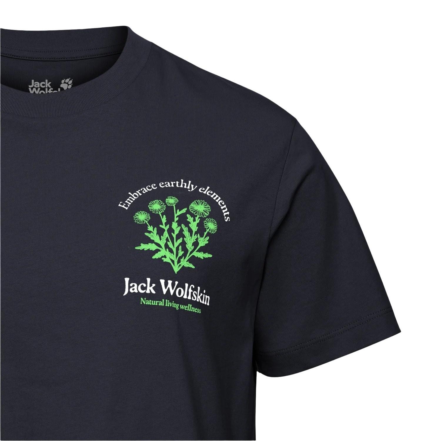 Jack Wolfskin Carefree Kadın Siyah Tişört