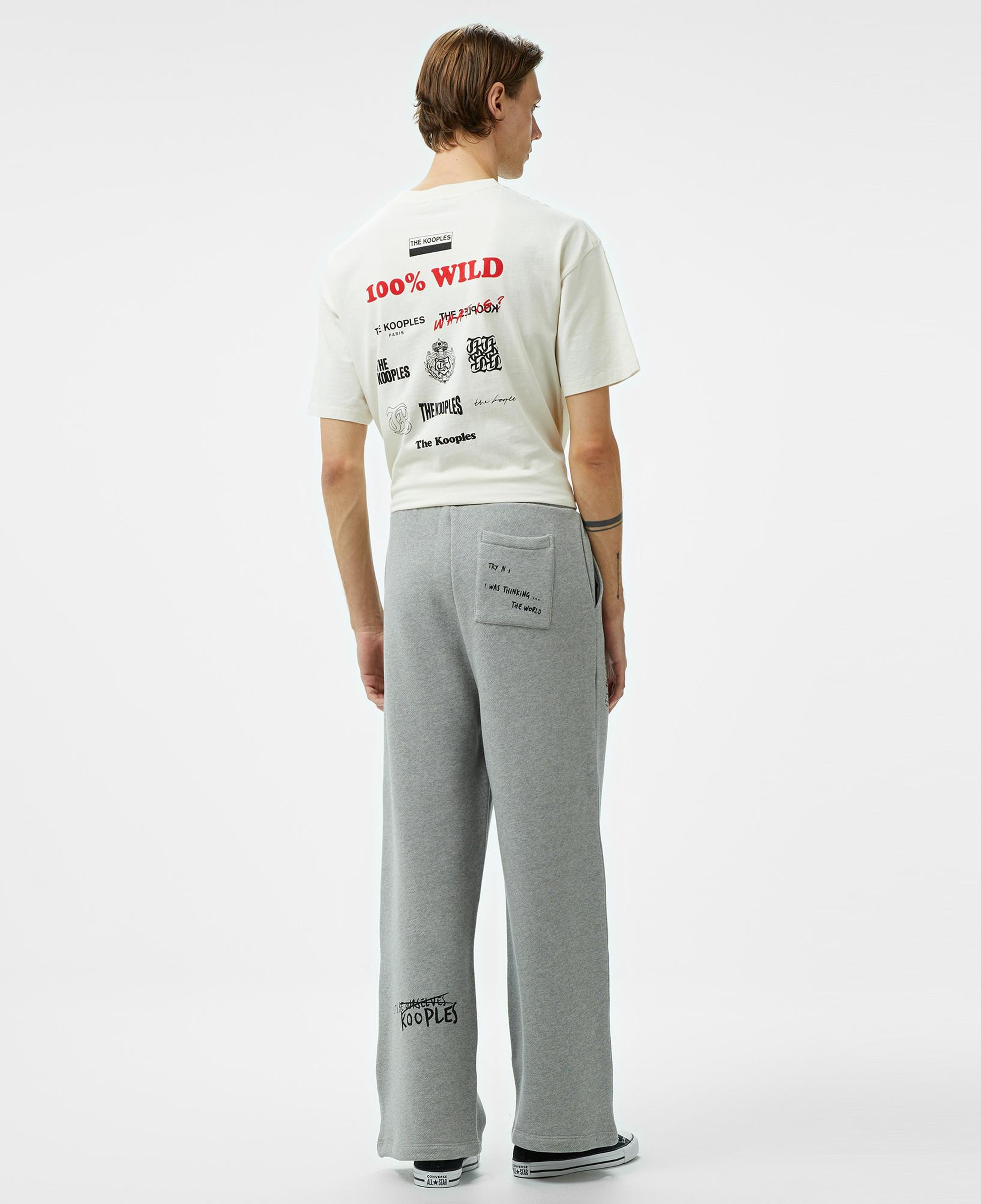 The Kooples Classic Erkek Gri Eşofman Altı
