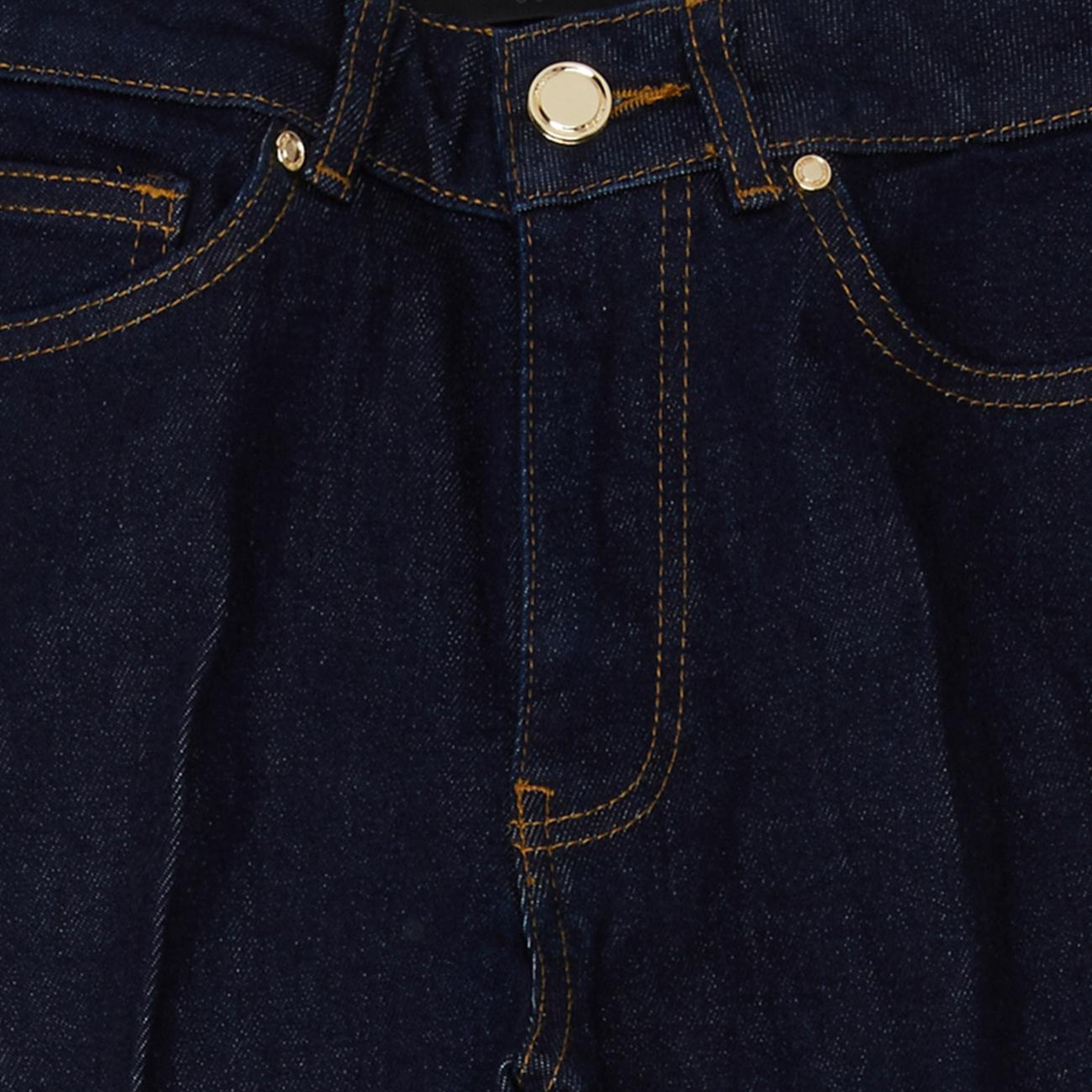 Network Kadın Koyu Mavi Straight Basic Denim Pantolon
