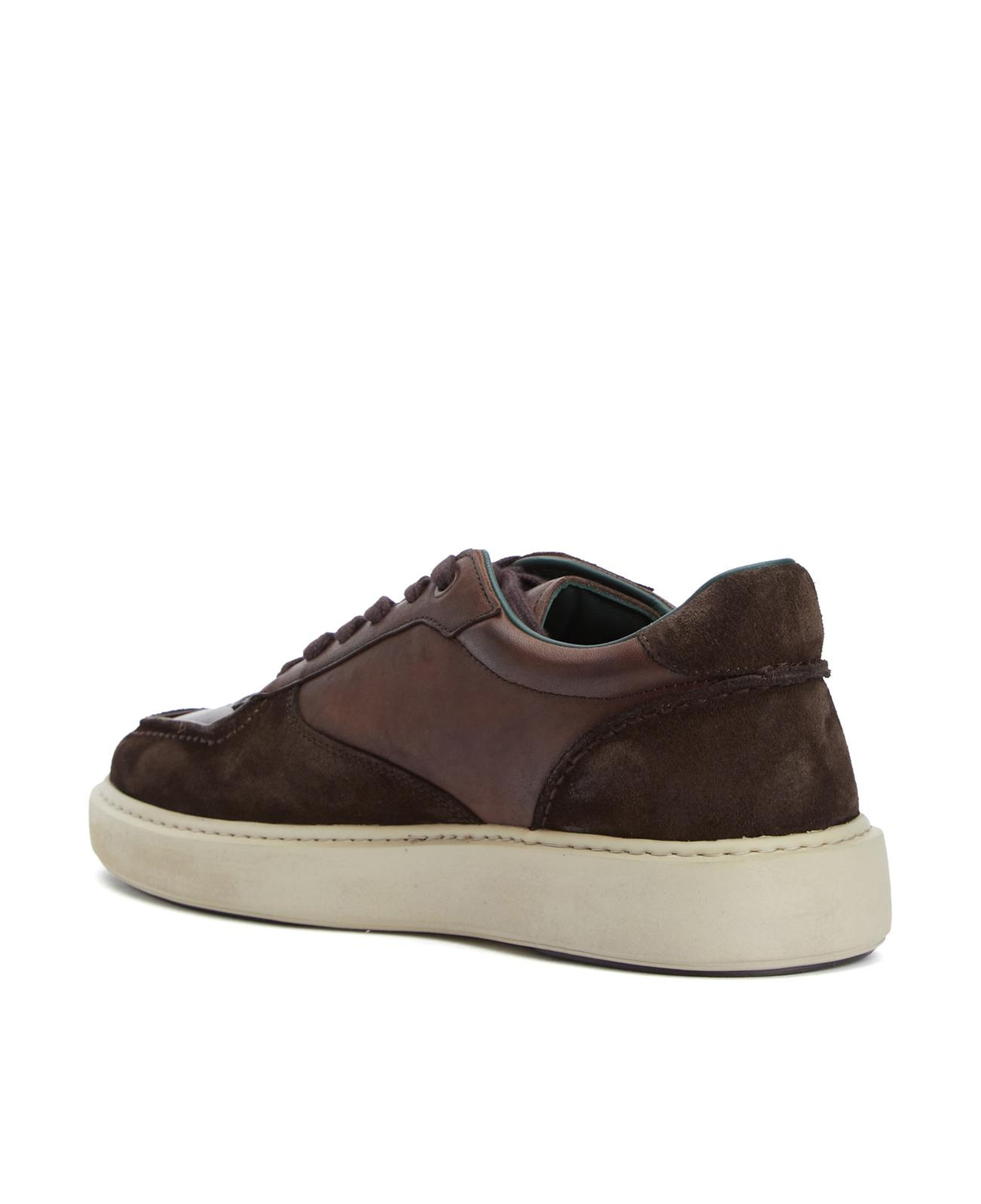 George Hogg Erkek Kahverengi Süet Garnili Deri Sneaker