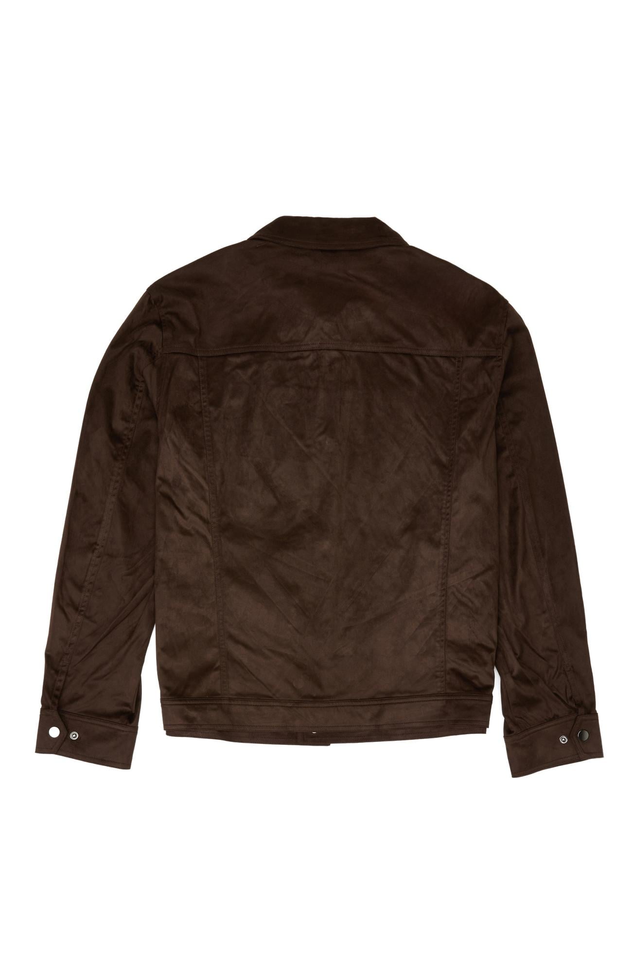 Network Erkek Acı Kahve Slim Fit Yan Cep Detaylı Dış Gömlek