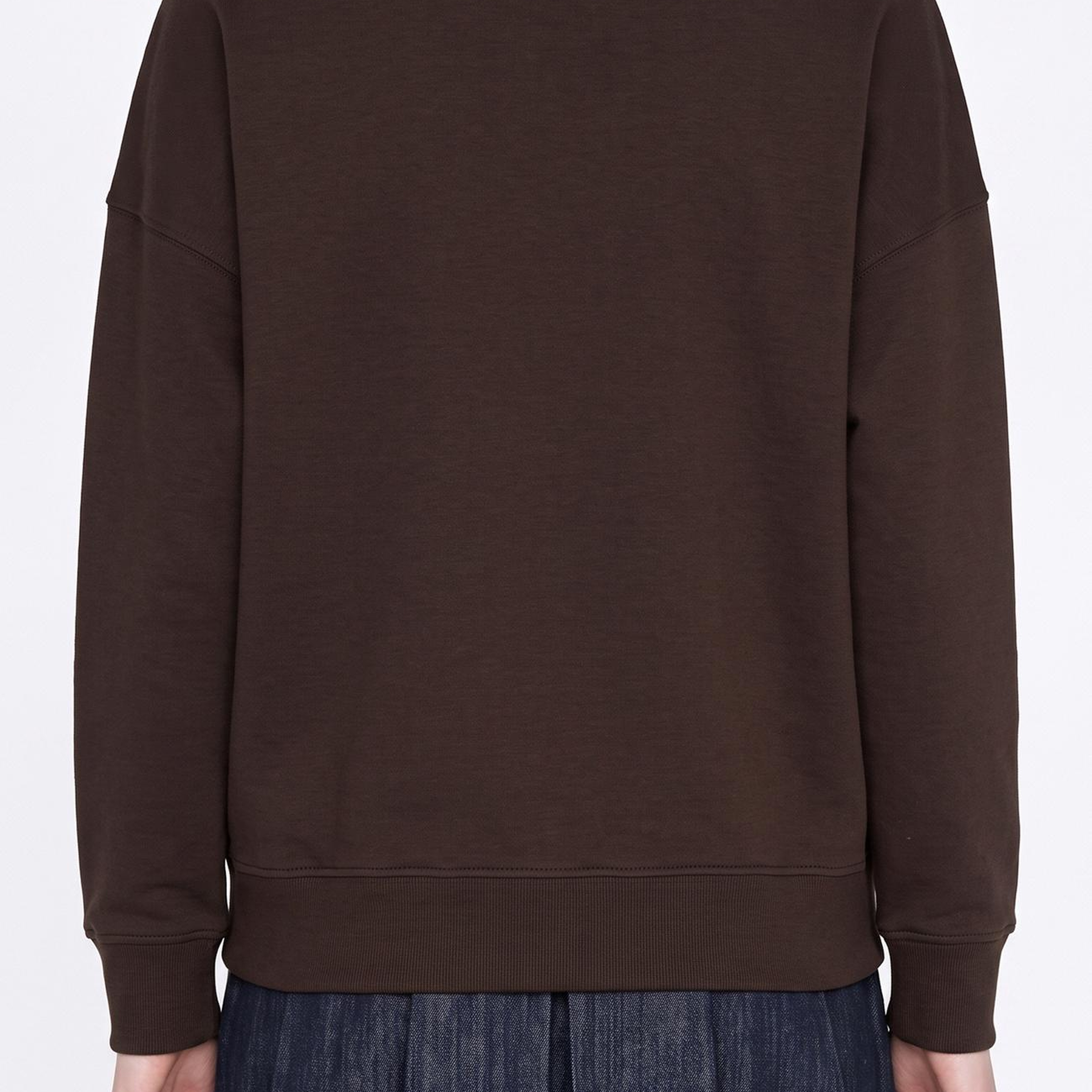 Network Kadın N-Tech Acı Kahve Kaplan Figürlü Sweatshirt