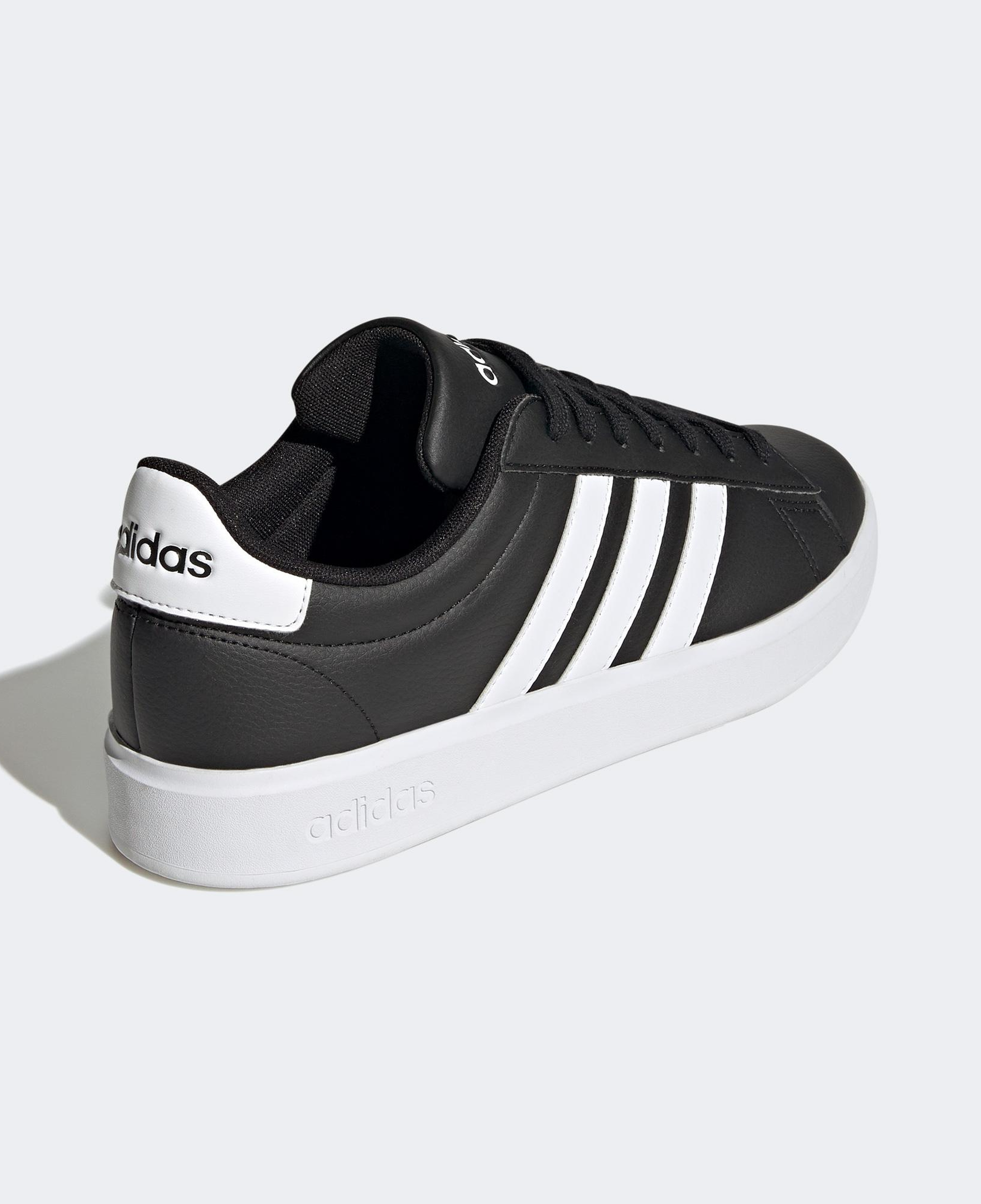 adidas Grand Court Cloudfoam Comfort Erkek Siyah Günlük Spor Ayakkabı