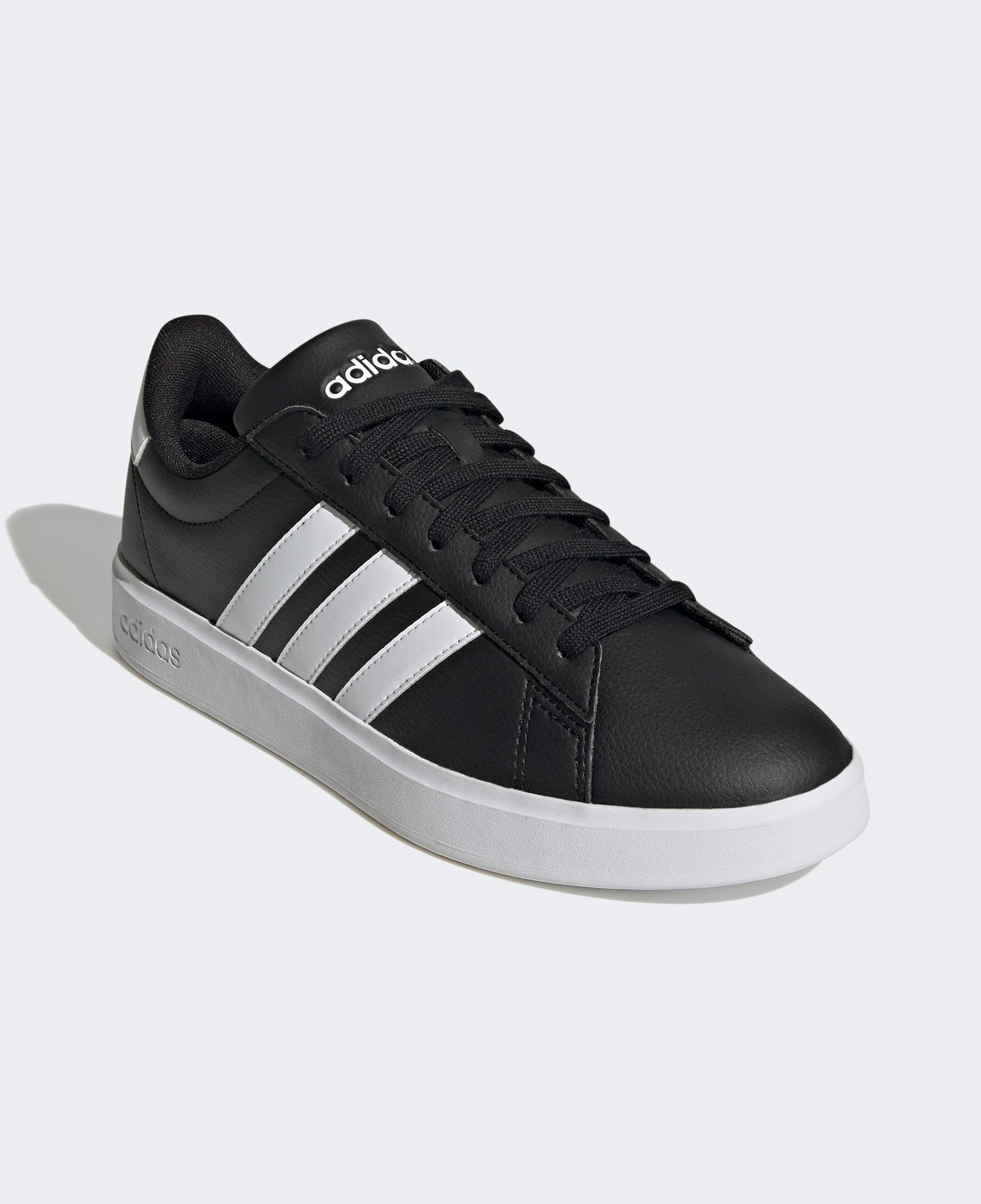 adidas Grand Court Cloudfoam Comfort Erkek Siyah Günlük Spor Ayakkabı