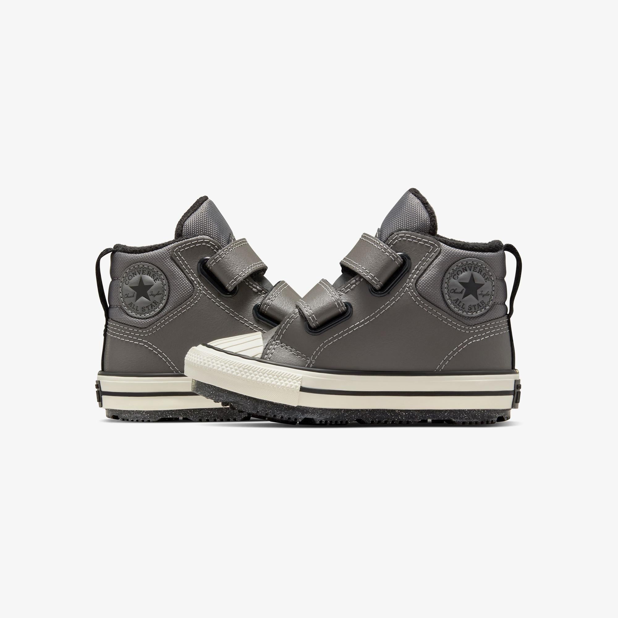 Converse Chuck Taylor All Star Berkshire Bebek Gri Deri Bot
