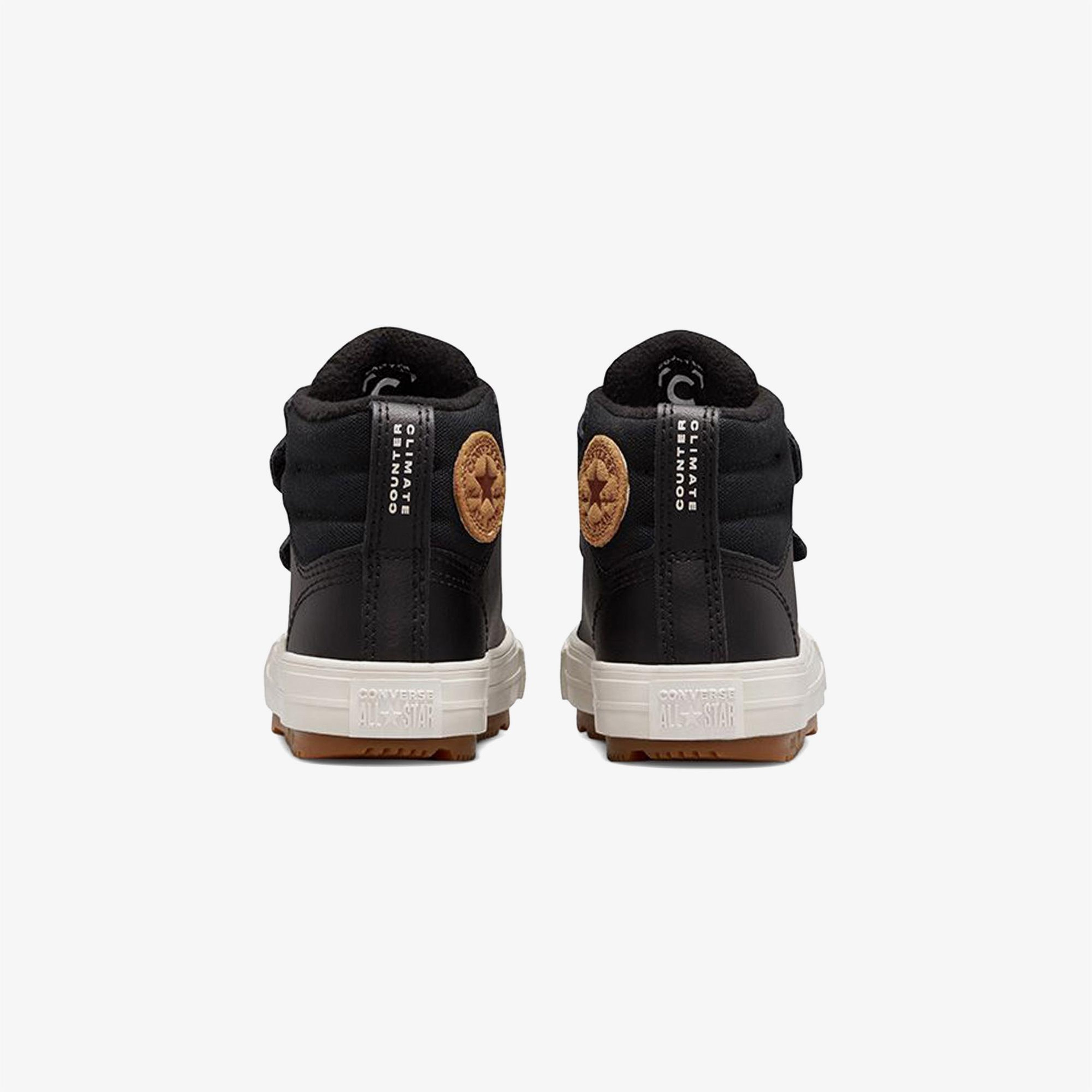 Converse Chuck Taylor All Star Berkshire Bebek Siyah Deri Bot