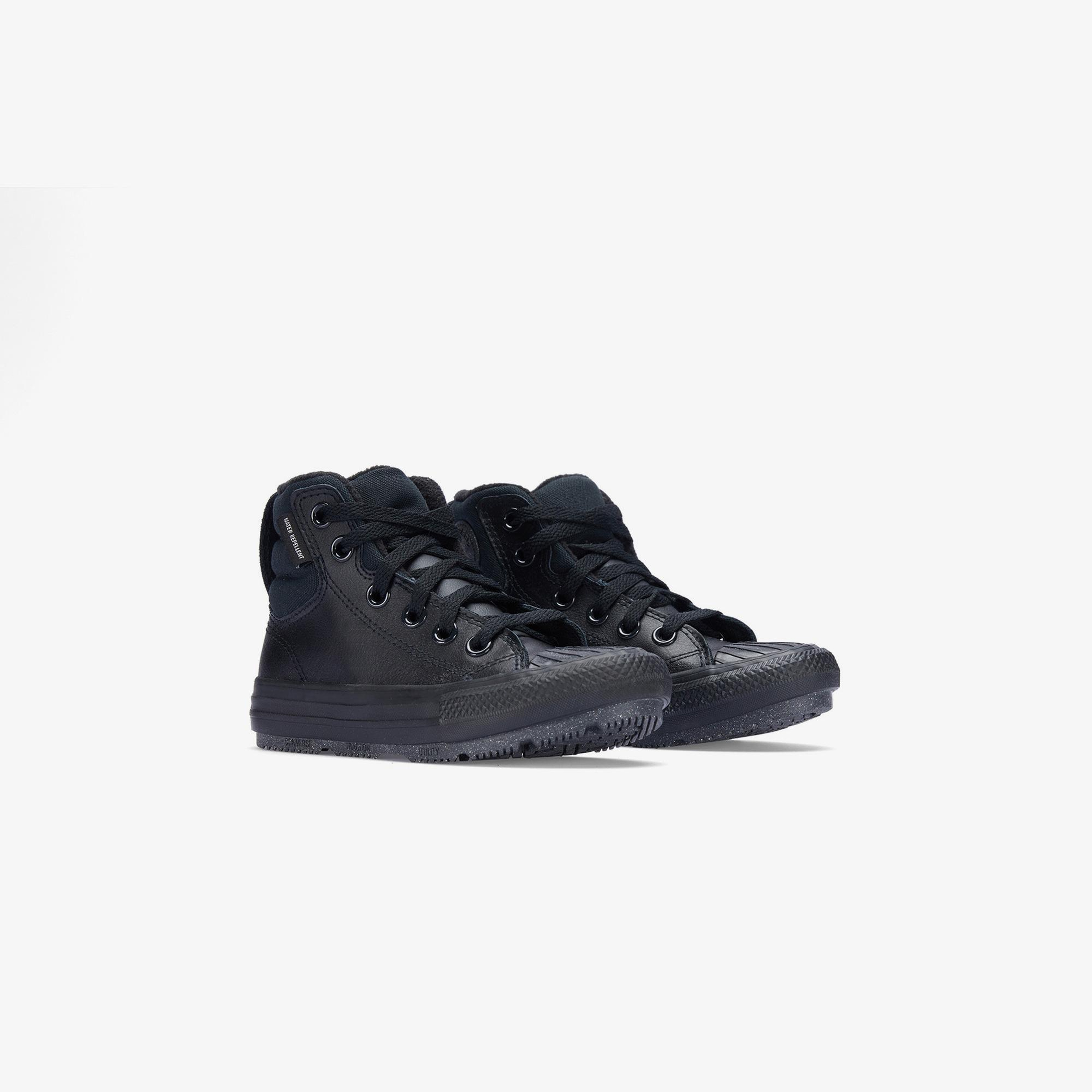 Converse Chuck Taylor All Star Berkshire Çocuk Siyah Deri Bot