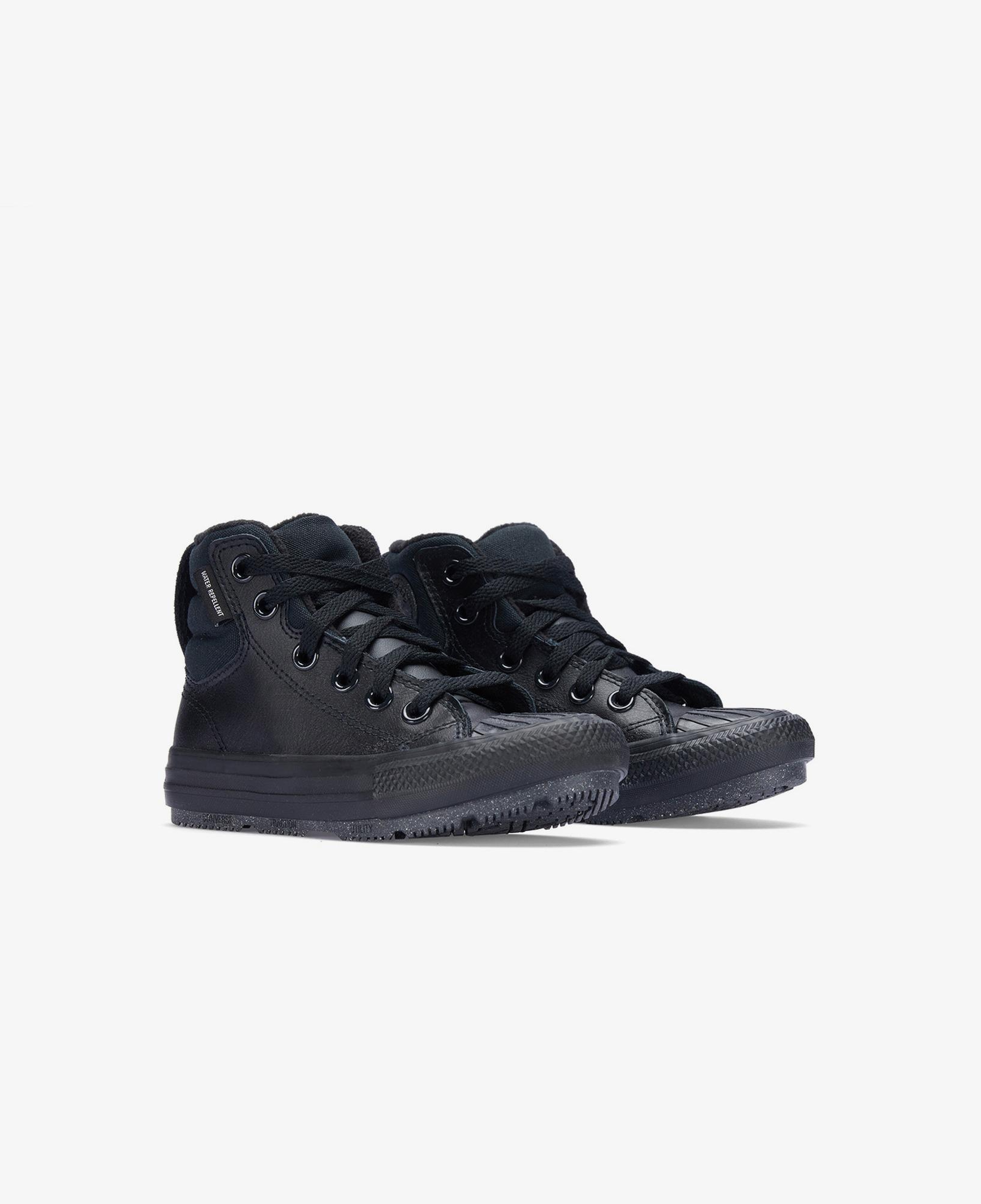 Converse Chuck Taylor All Star Berkshire Çocuk Siyah Deri Bot