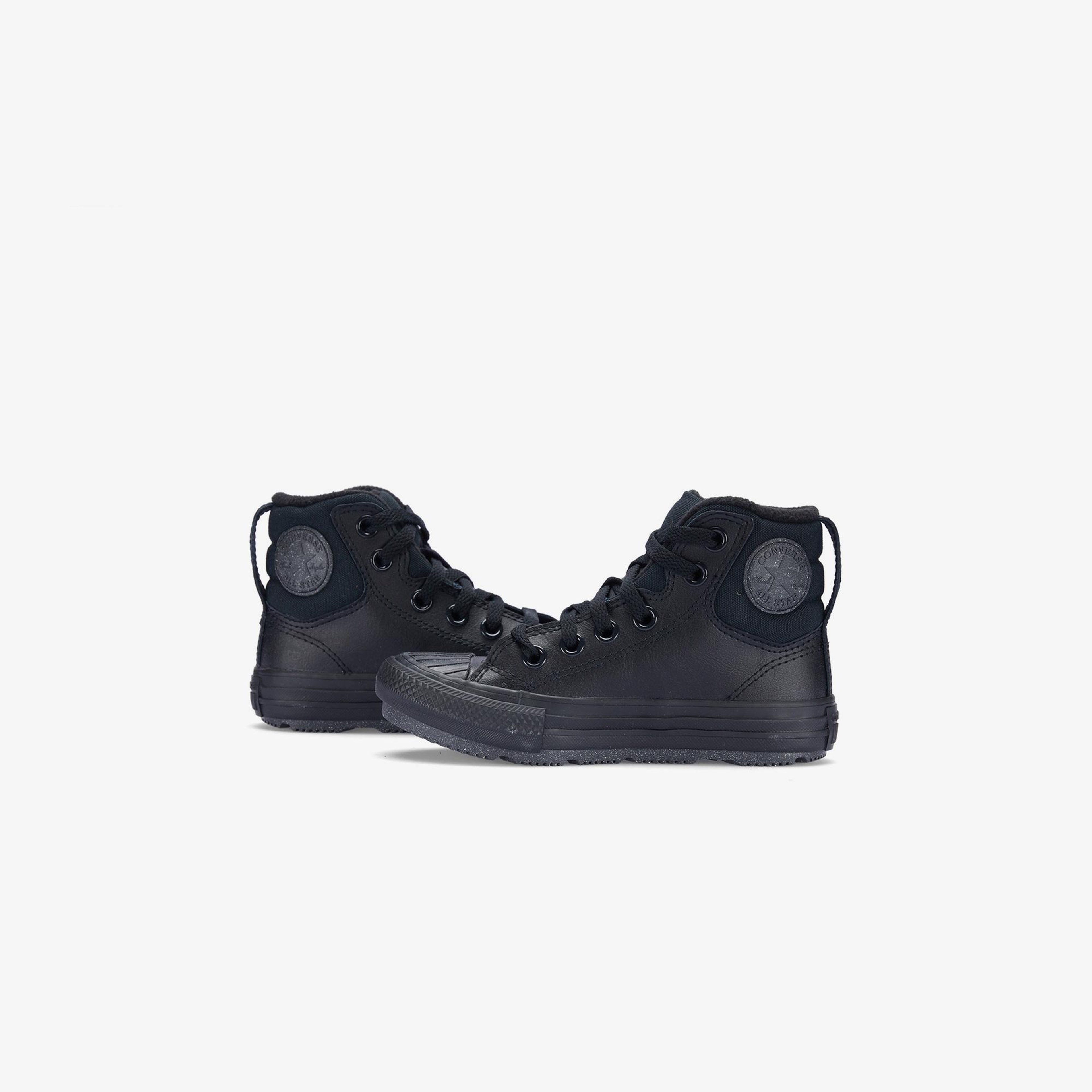 Converse Chuck Taylor All Star Berkshire Çocuk Siyah Deri Bot