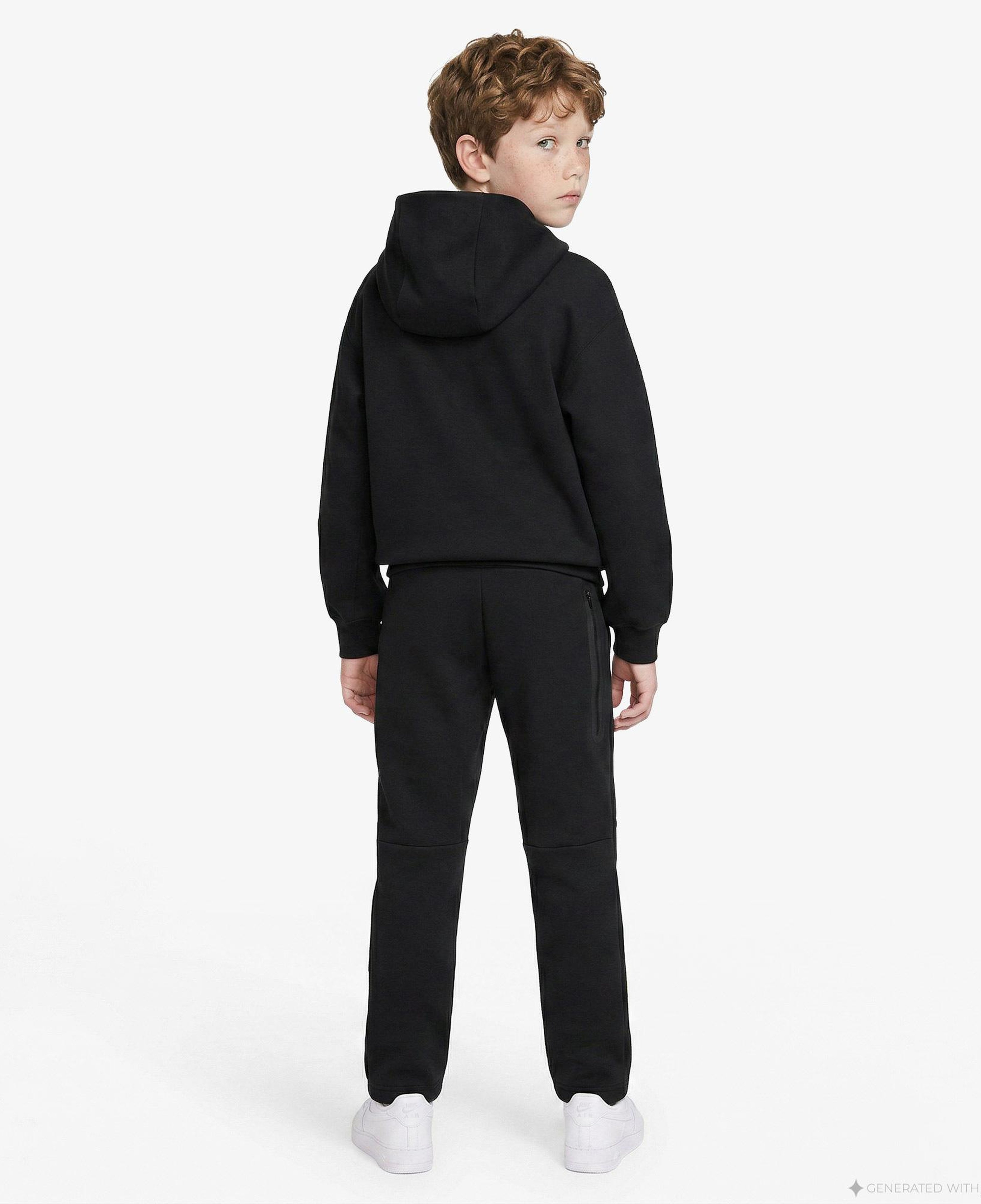 Nike Sportswear Tech Fleece Çocuk Siyah Eşofman Altı