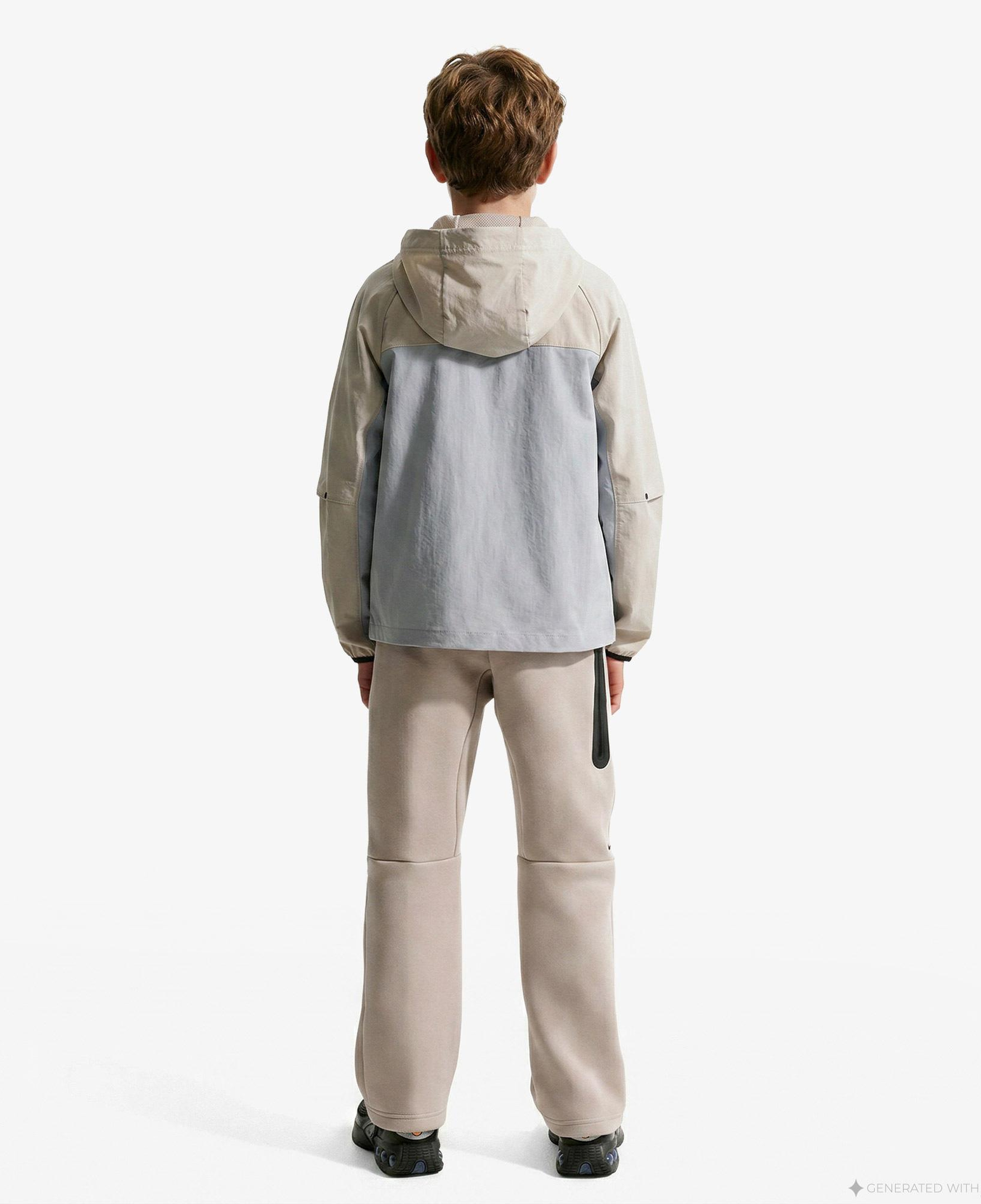 Nike Sportswear Tech Fleece Çocuk Bej Eşofman Altı