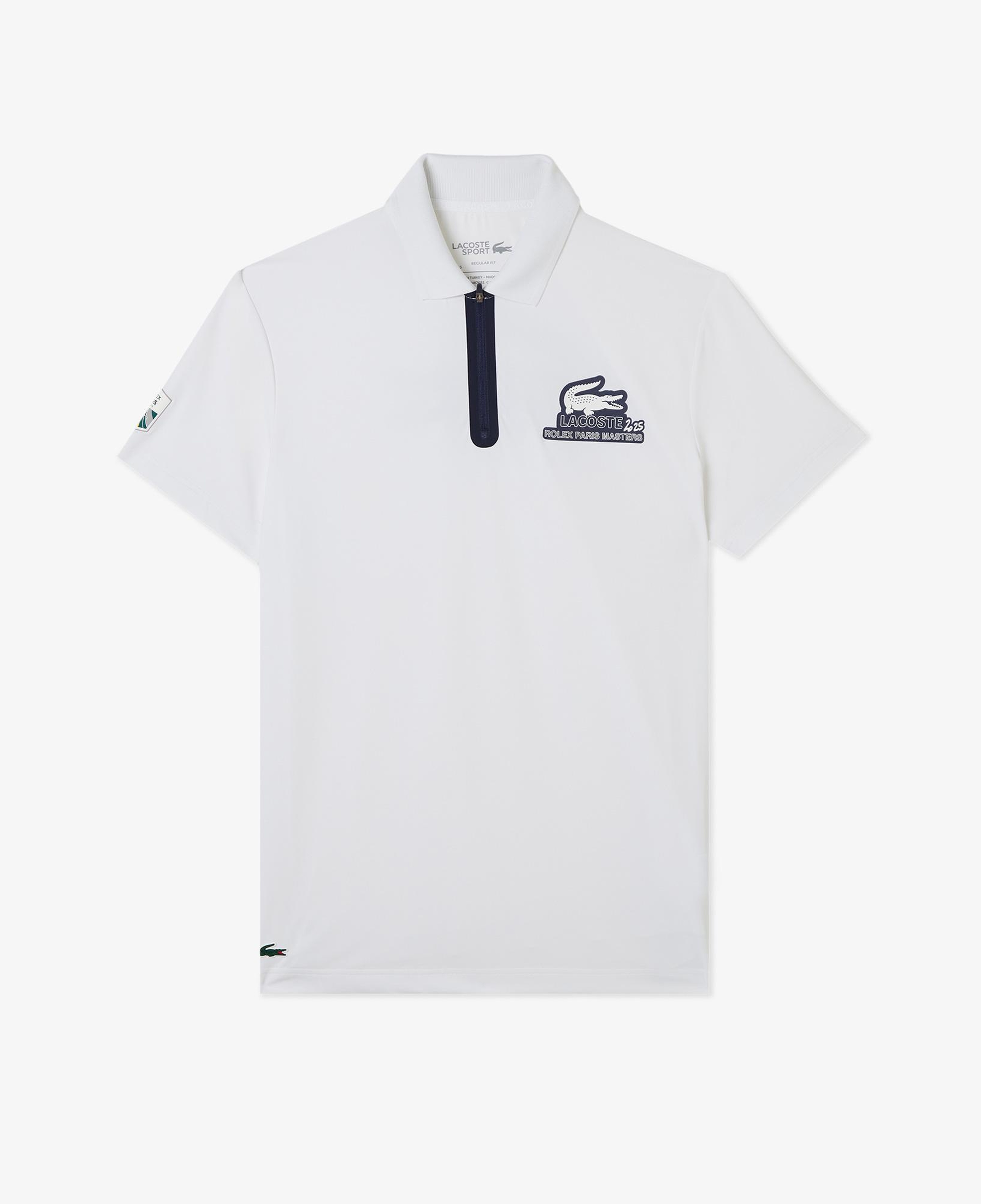 Rolex Paris Masters Erkek Regular Fit Baskılı Beyaz Polo