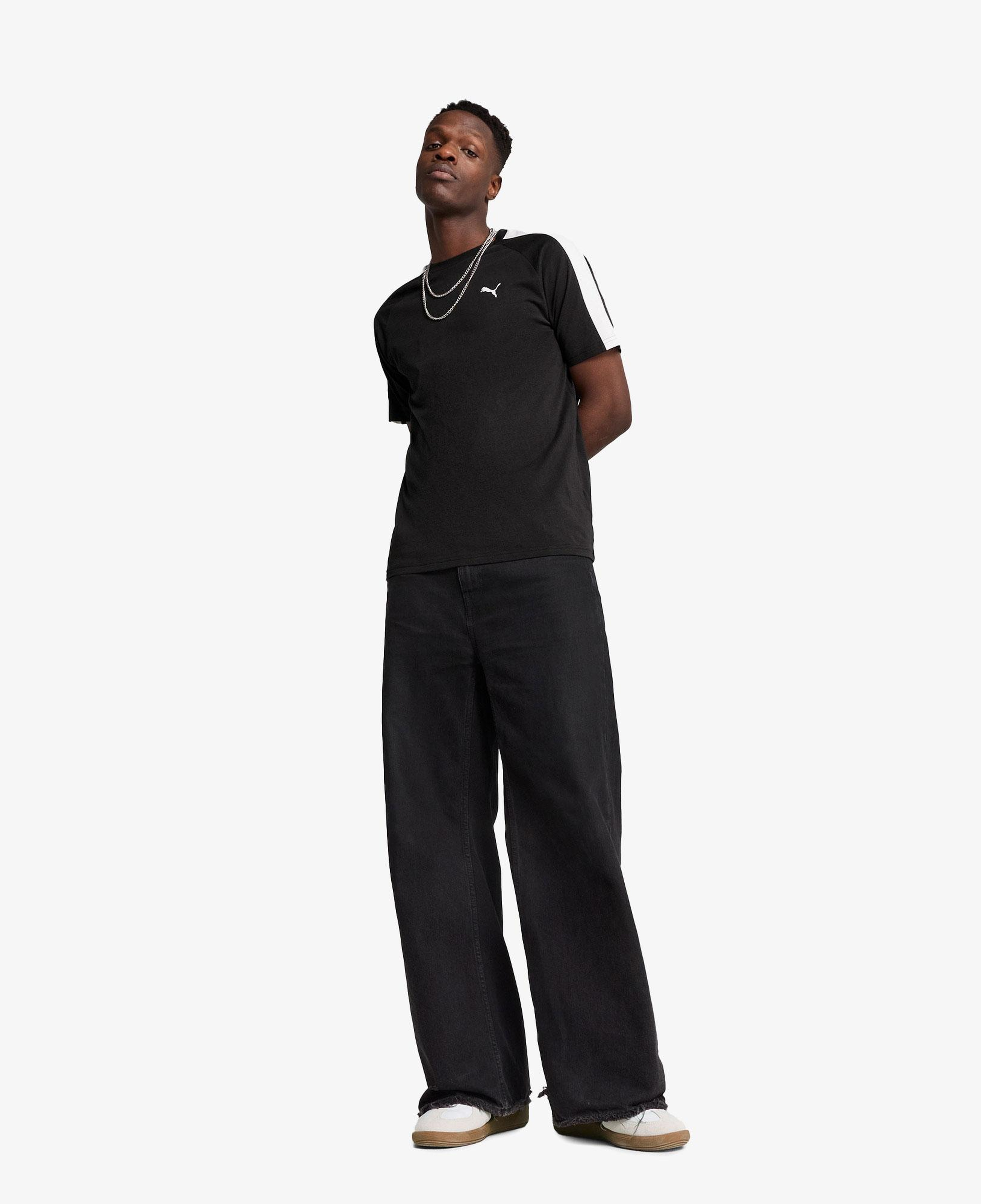 Puma T7 Erkek Siyah T-Shirt