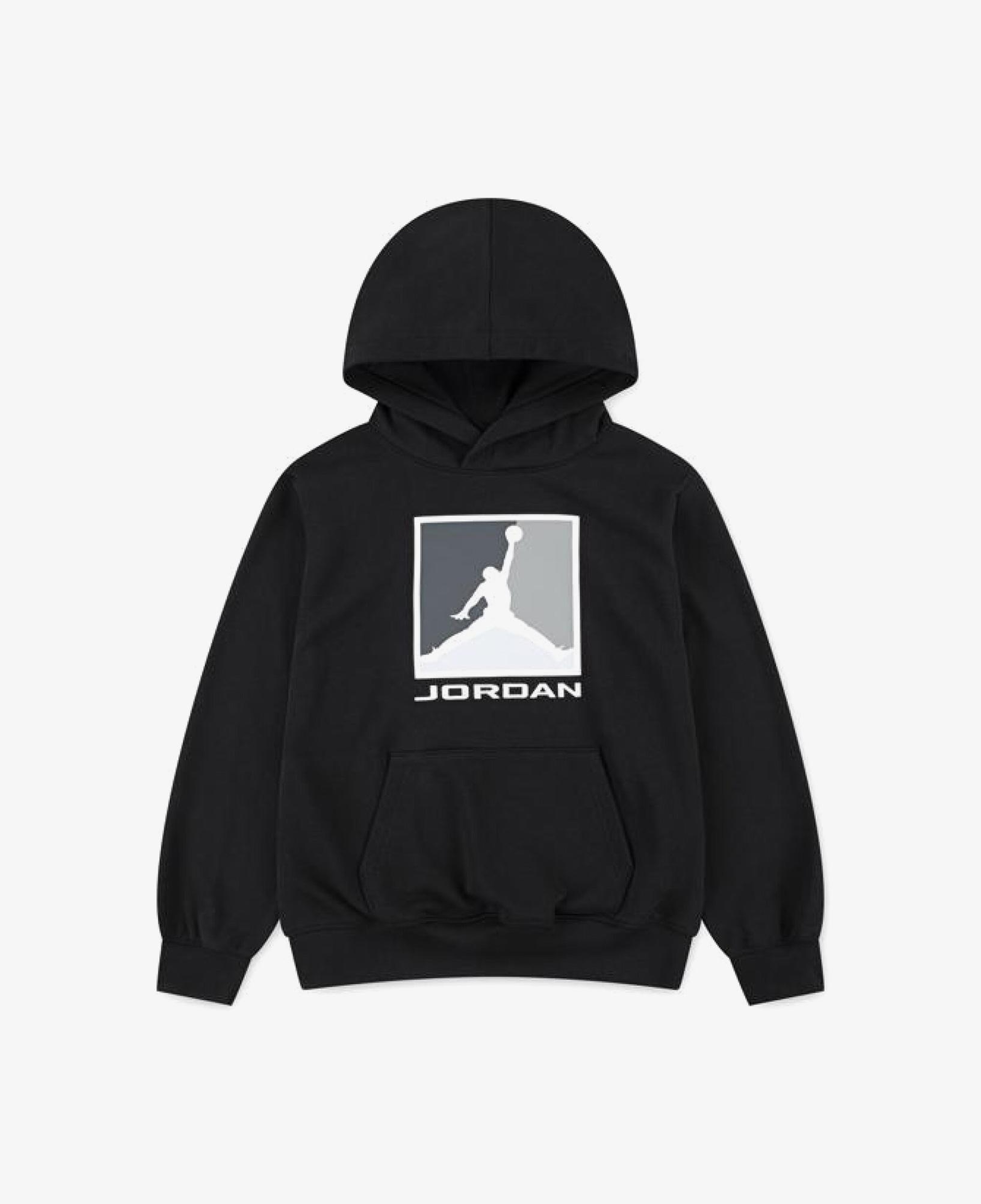 Jordan Baseline Çocuk Siyah Kapüşonlu Sweatshirt