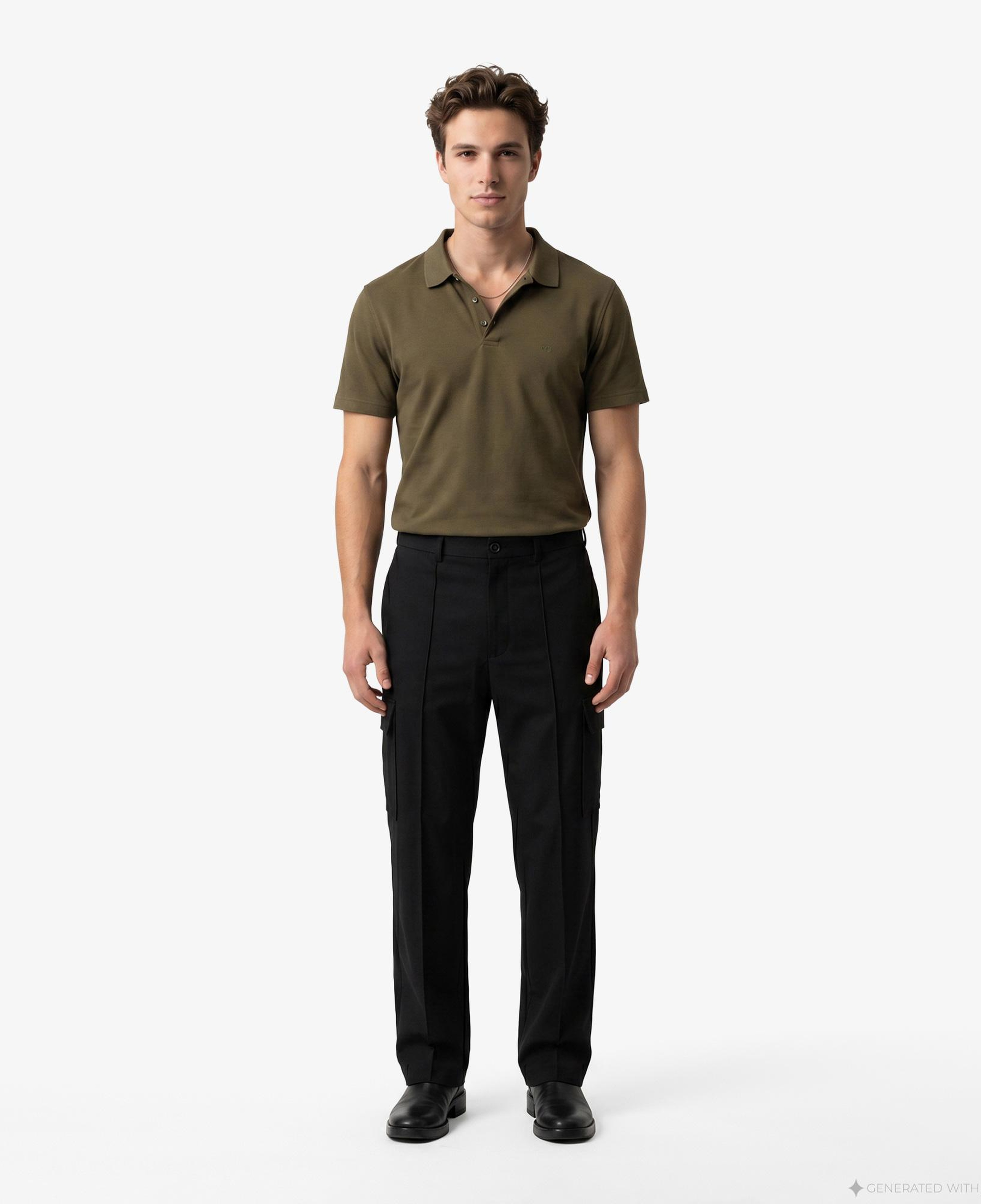 Calvin Klein Supima Chest Emb Erkek Sarı Polo