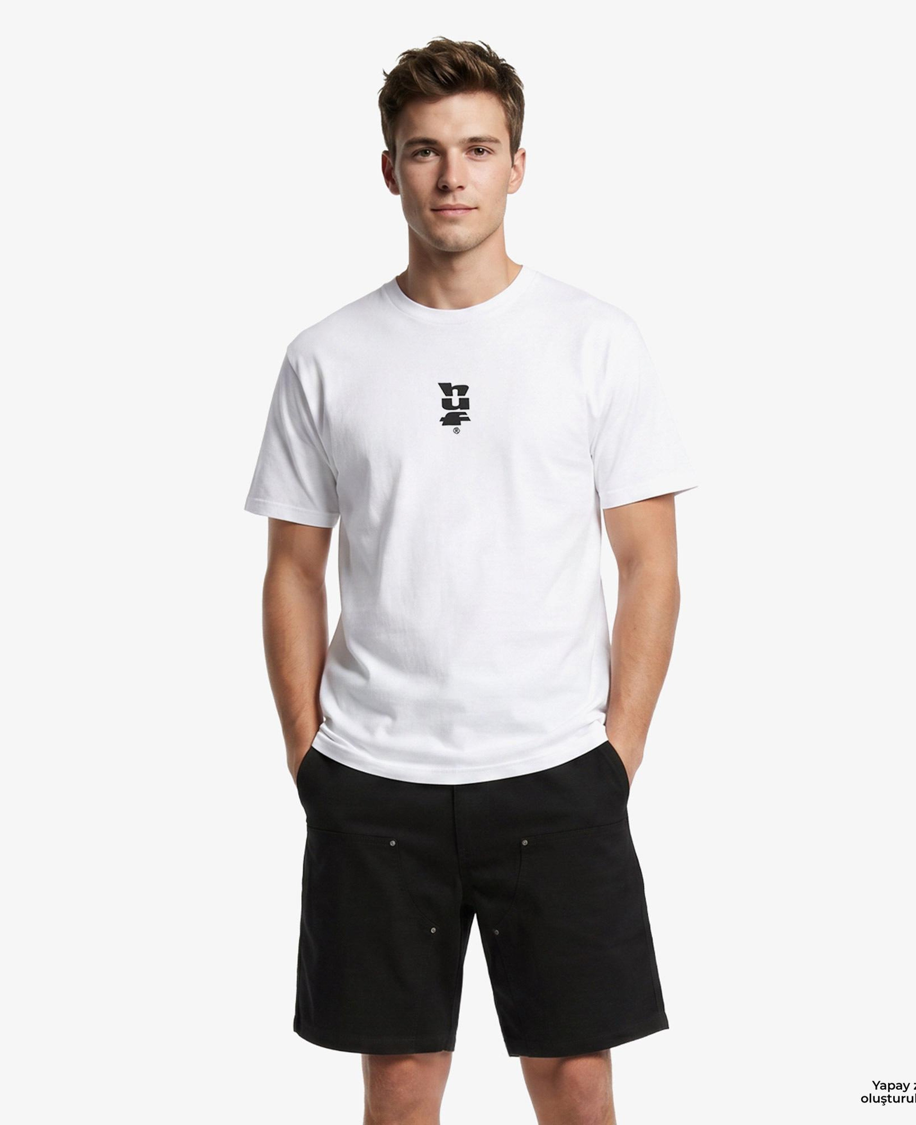 Huf Set Megablast Erkek Beyaz T-Shirt