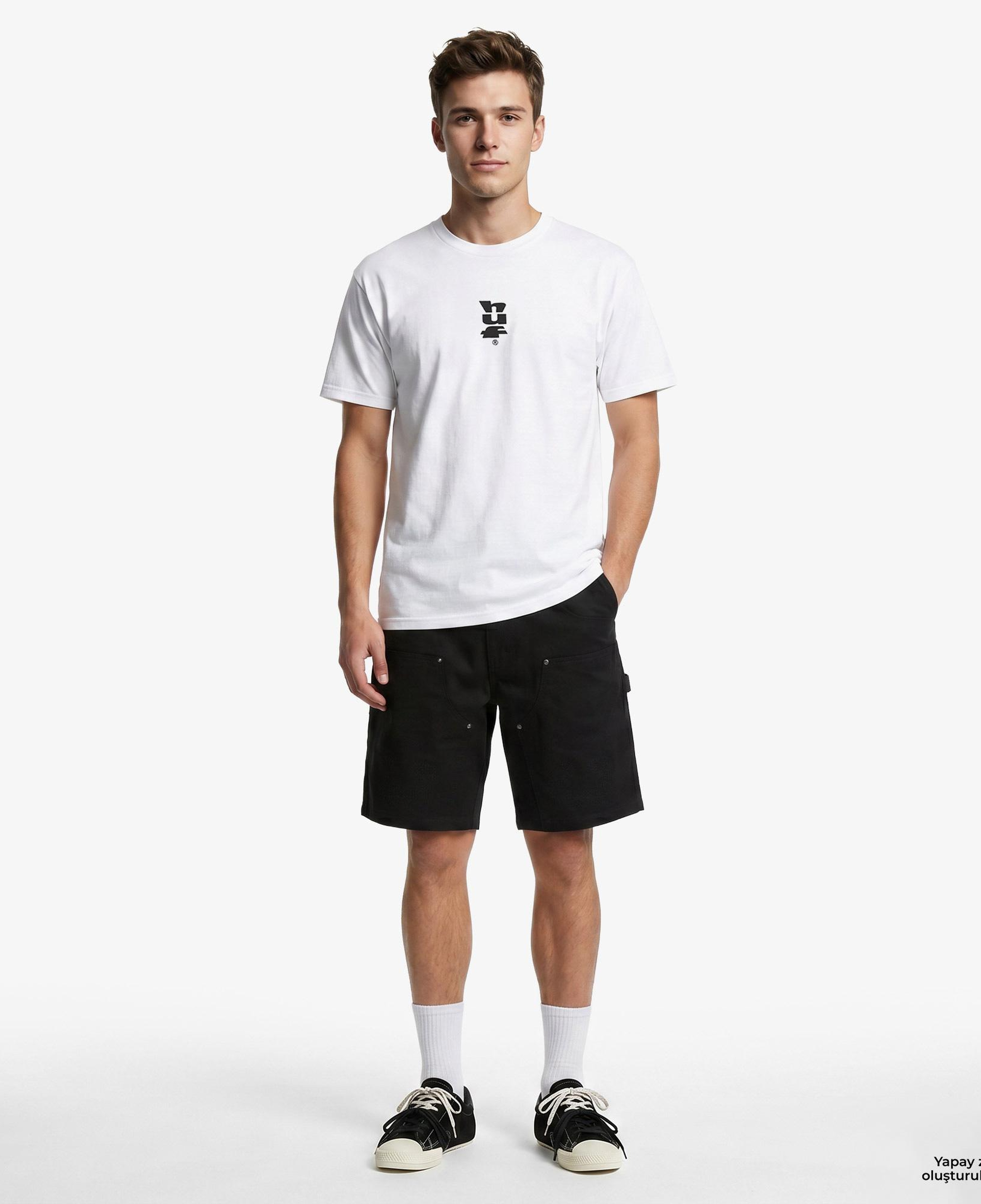 Huf Set Megablast Erkek Beyaz T-Shirt