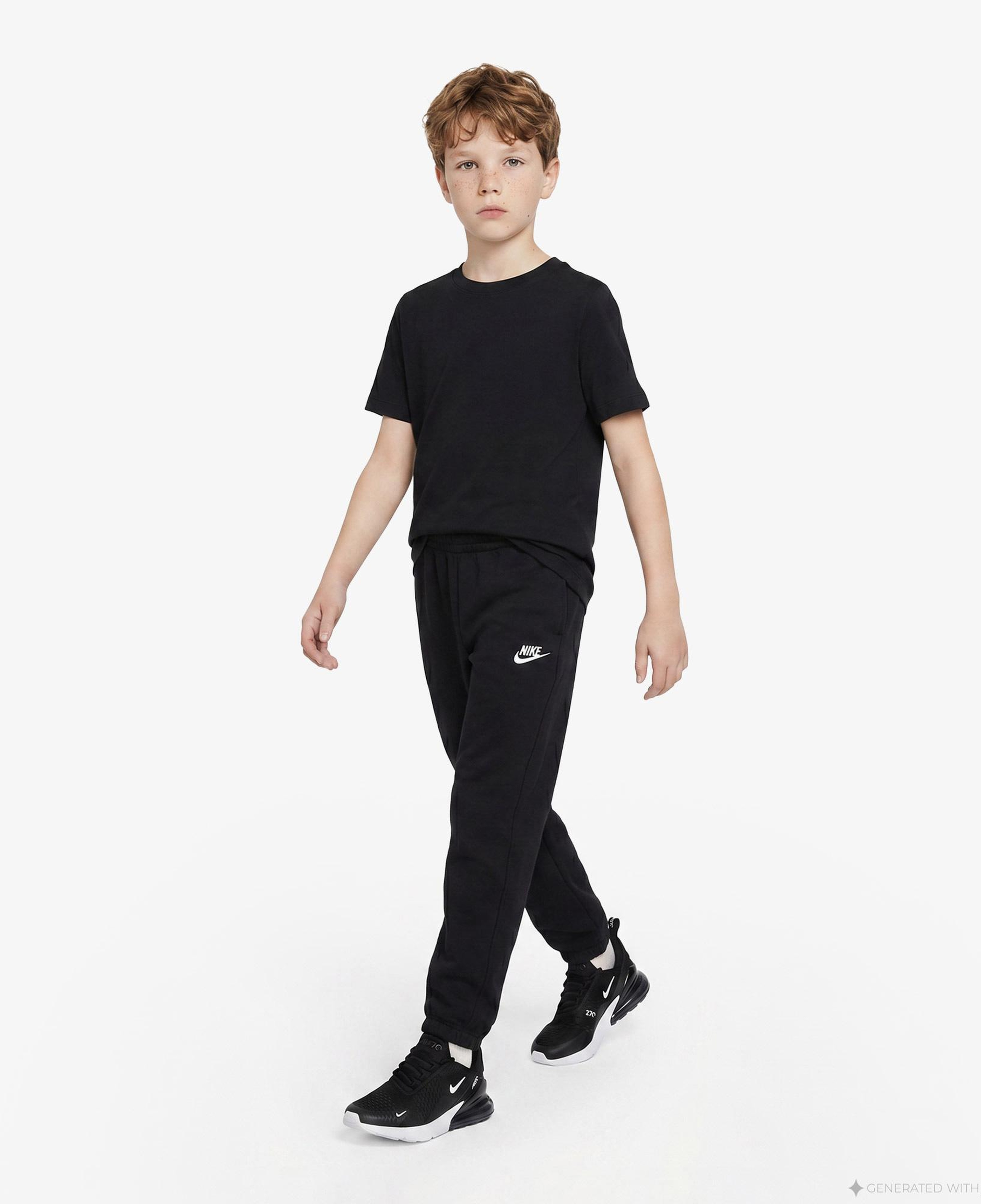 Nike Sportswear Club Fleece Loose Çocuk Siyah Eşofman Altı
