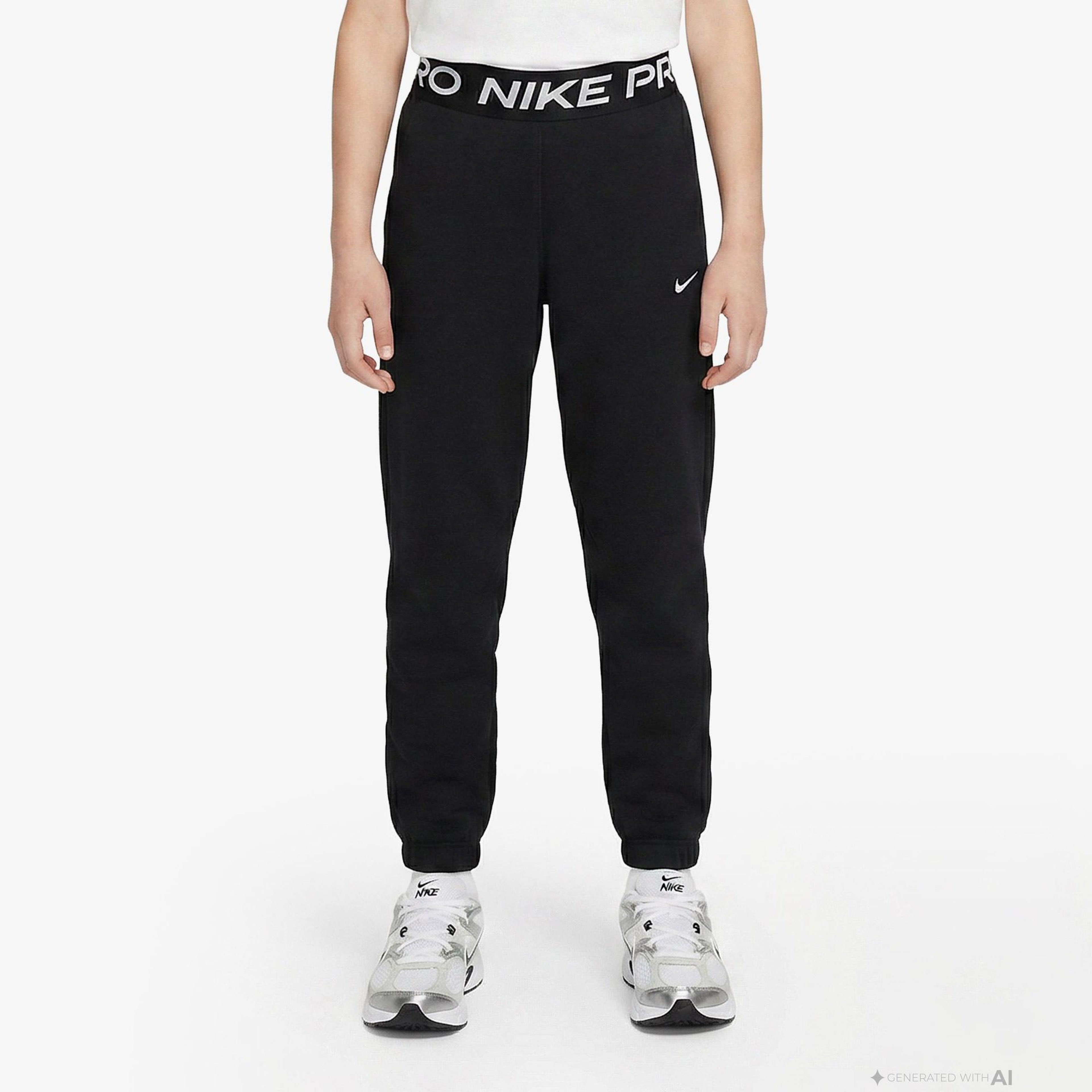 Nike Pro Dri-Fit Fleece Jogger Çocuk Siyah Eşofman Altı