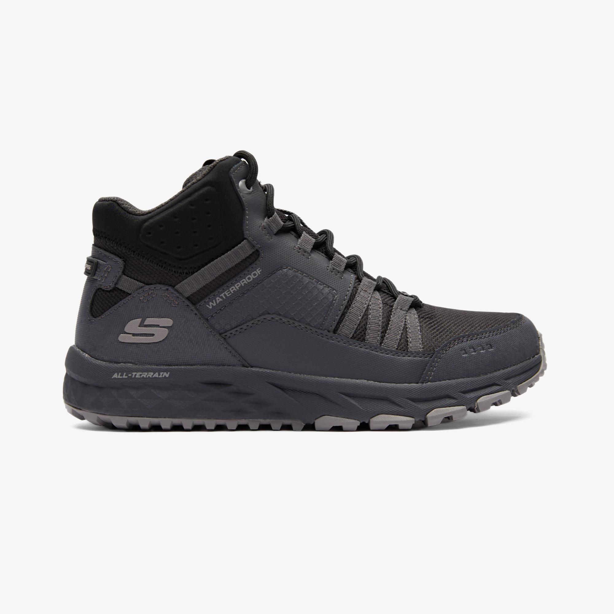 Skechers Escape Plan Kadın Gri/Siyah Spor Ayakkabı
