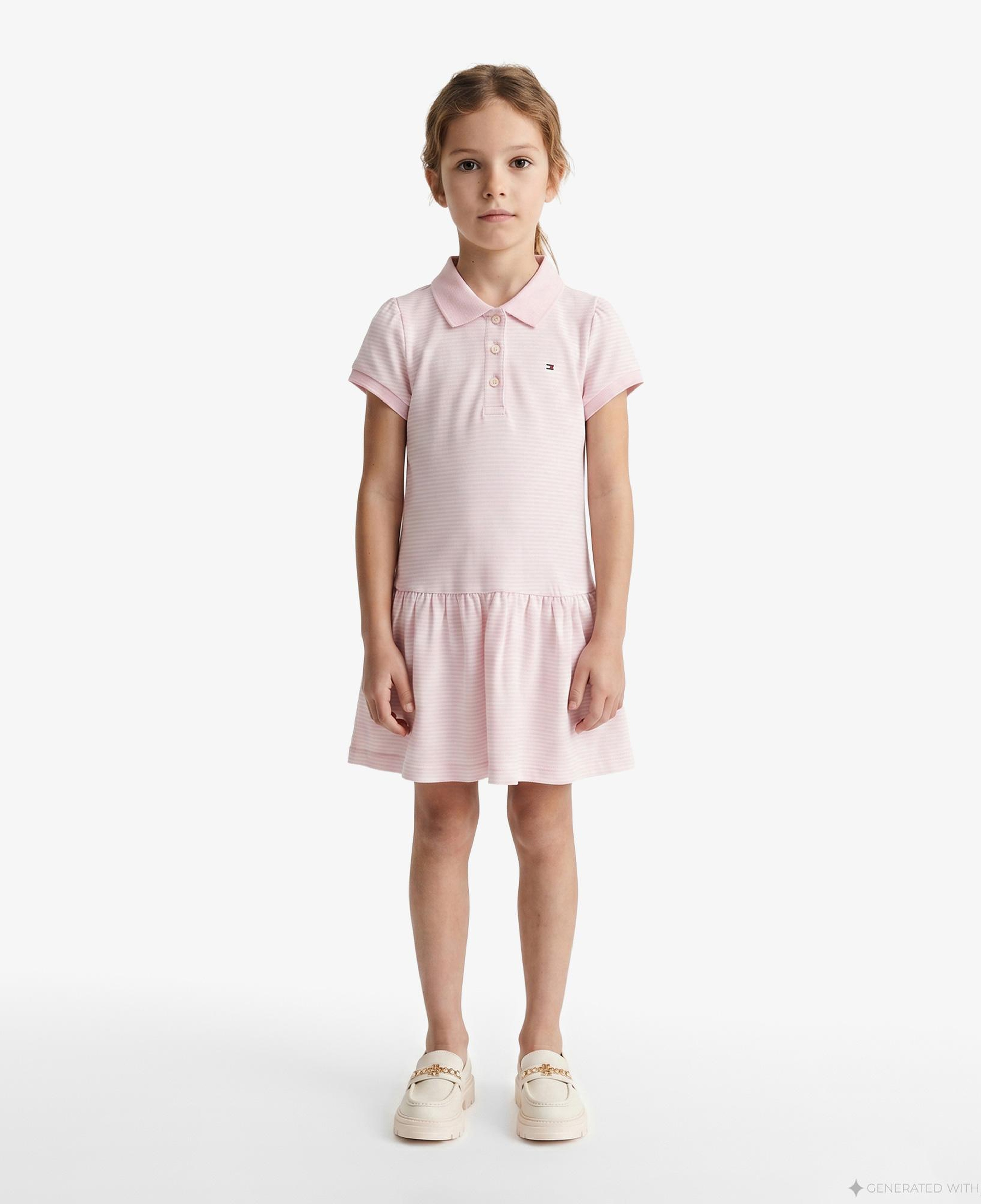 Tommy Hilfiger Little Çocuk Pembe Elbise