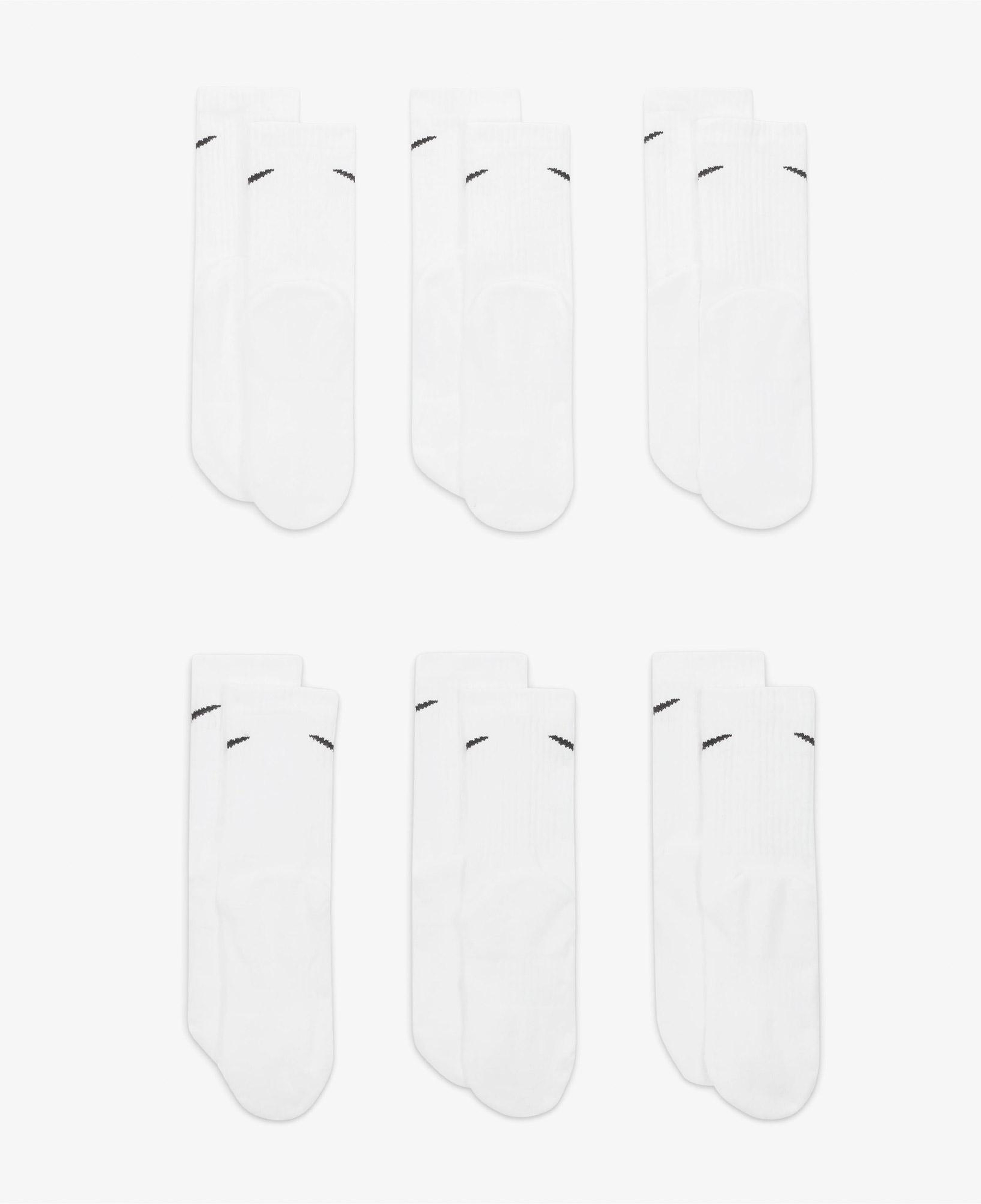 Nike Everyday Cush 6' lı Çocuk Beyaz Çorap