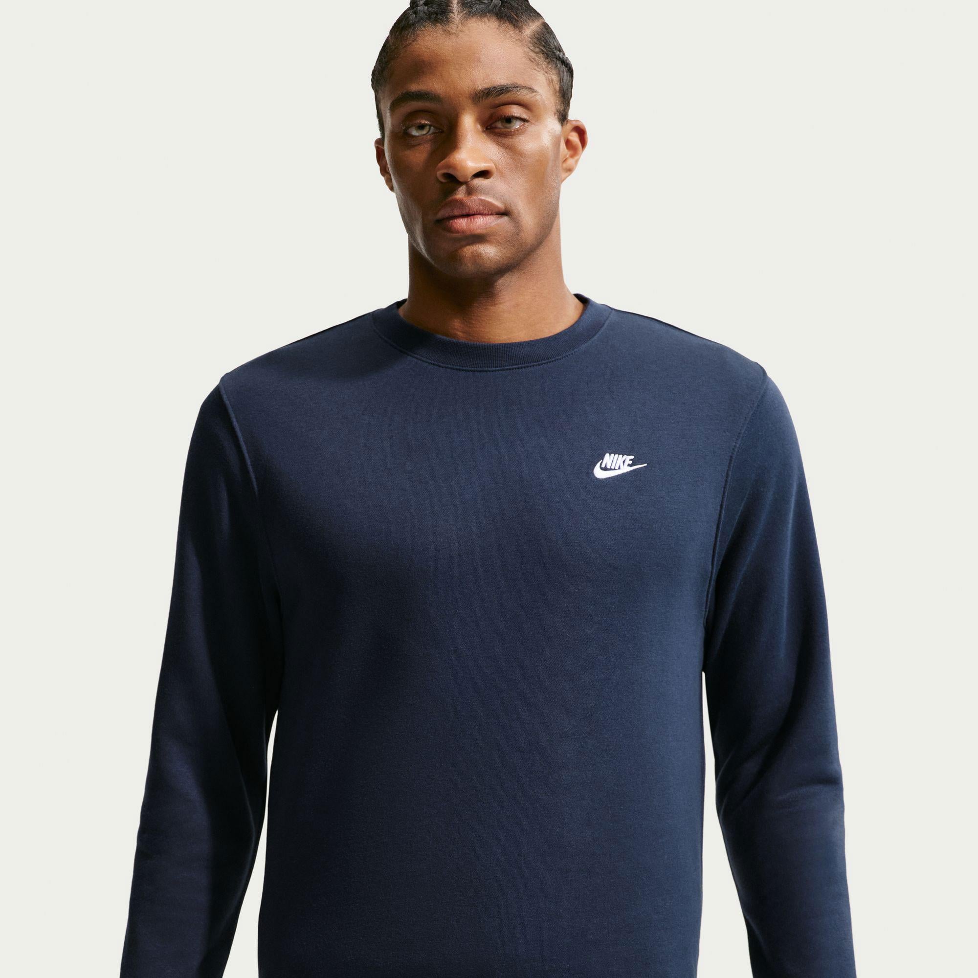 Nike Club Crew Erkek Mavi Sweatshirt