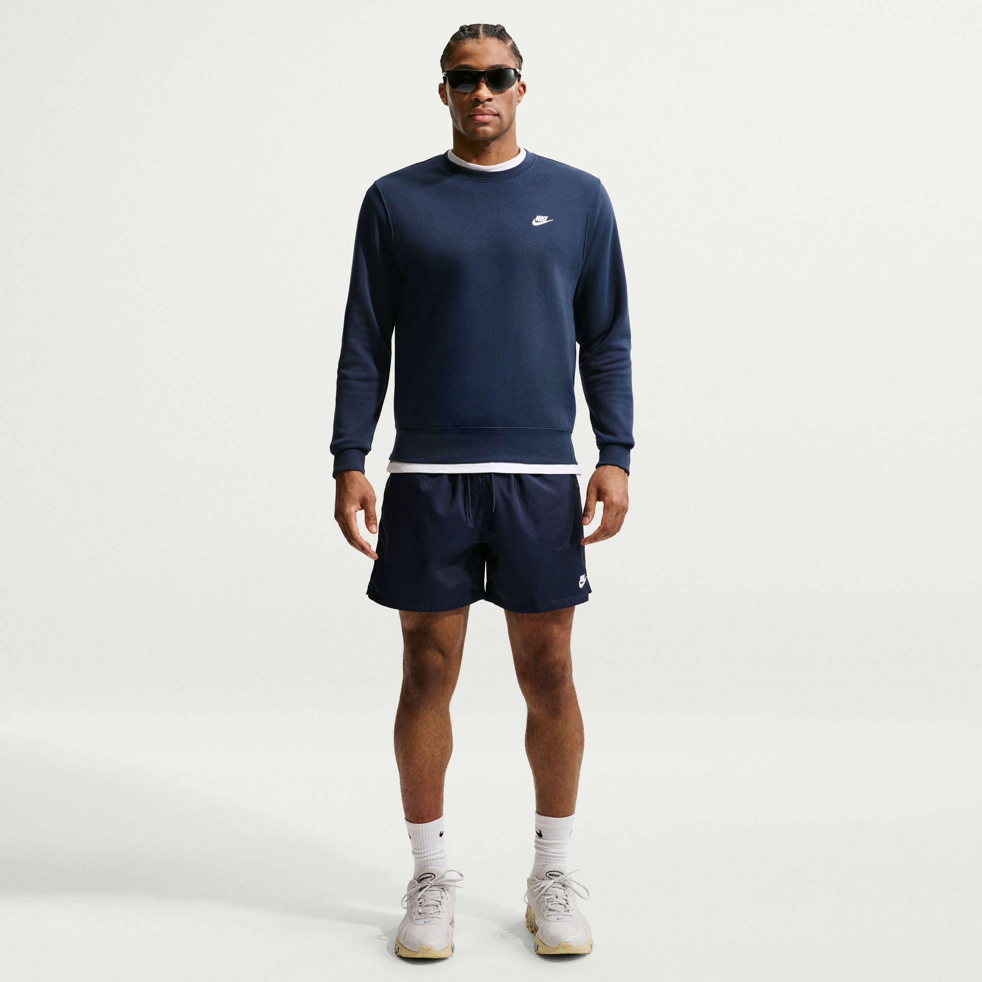 Nike Club Crew Erkek Mavi Sweatshirt