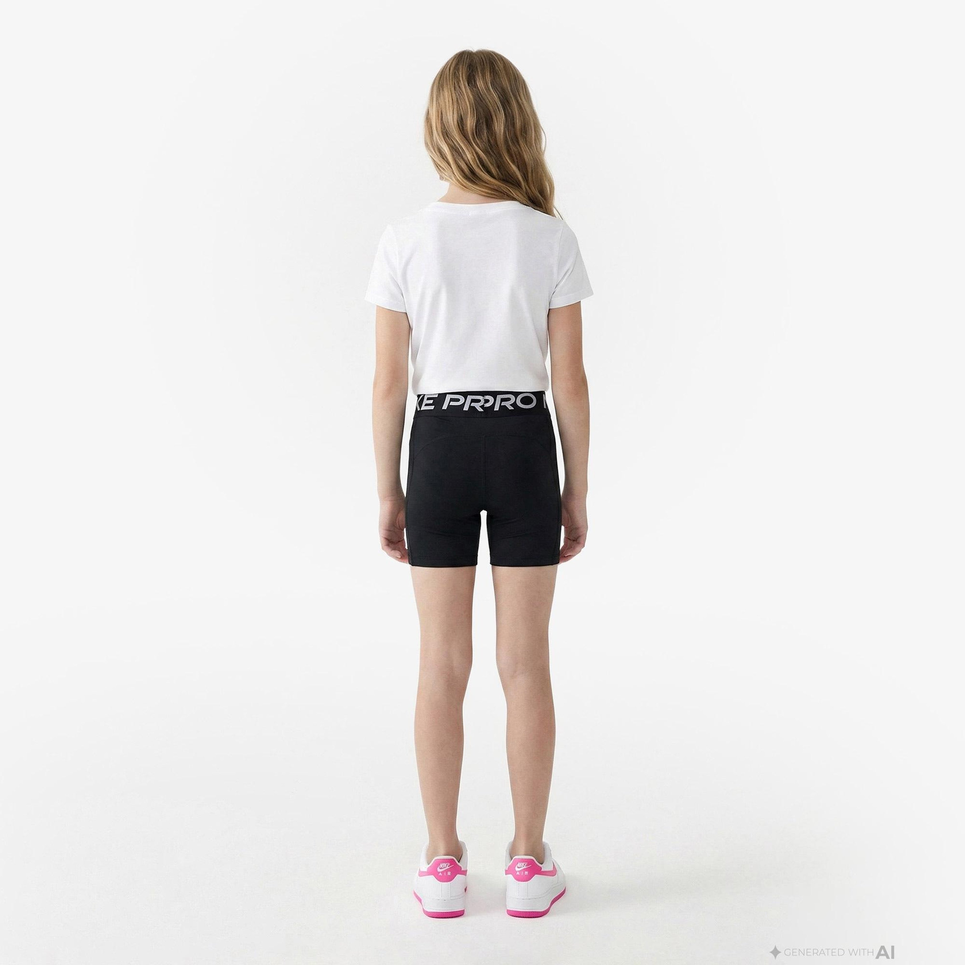 Nike Pro Dri-Fit 13 cm Çocuk Siyah Kısa Tayt